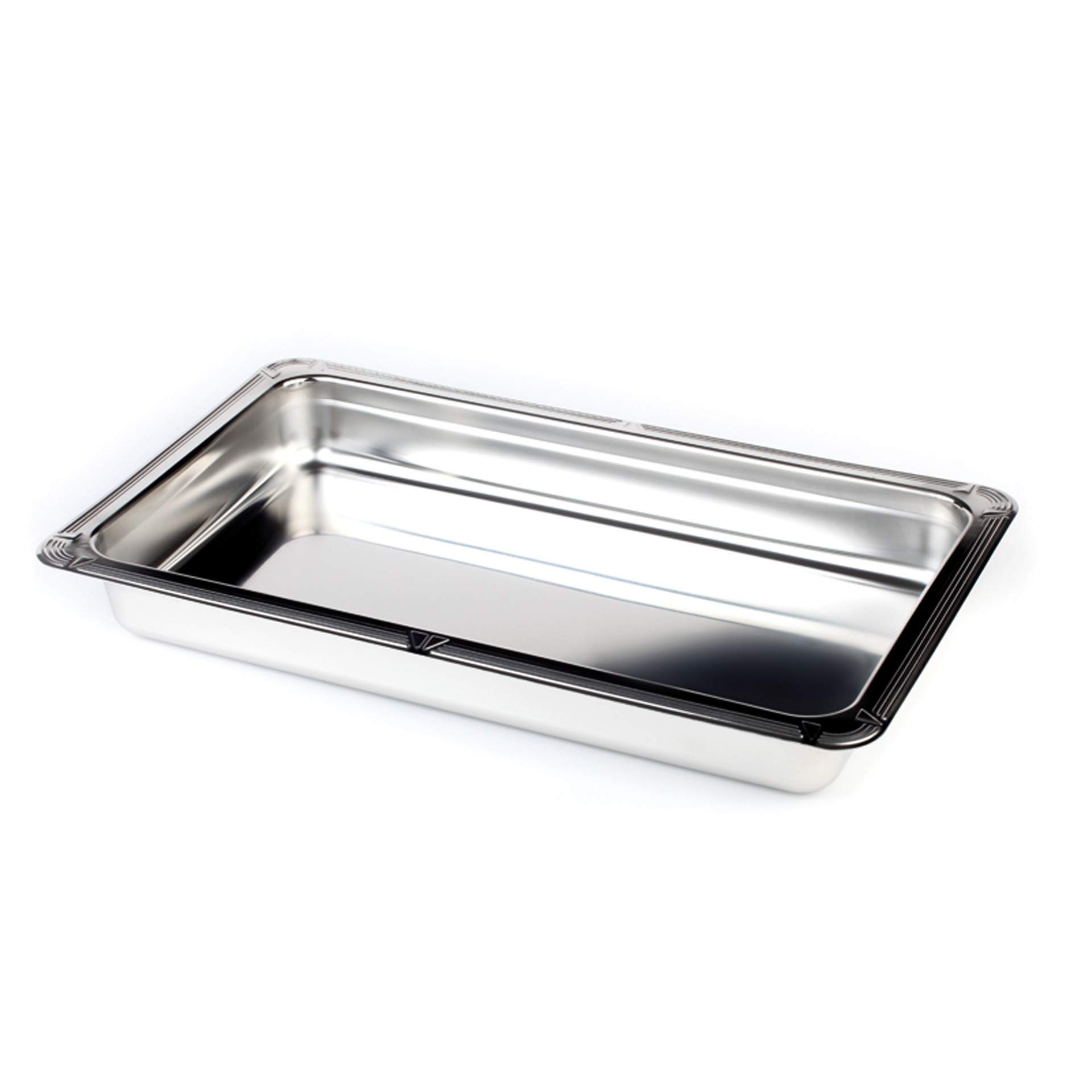 GN-Behälter - mit Stapelnocken - Serie Profi Line - hochglanzpoliert - Inhalt 1,7 l - GN 1/1 (530 x 325 mm) - 20 mm - Edelstahl - 11020-B