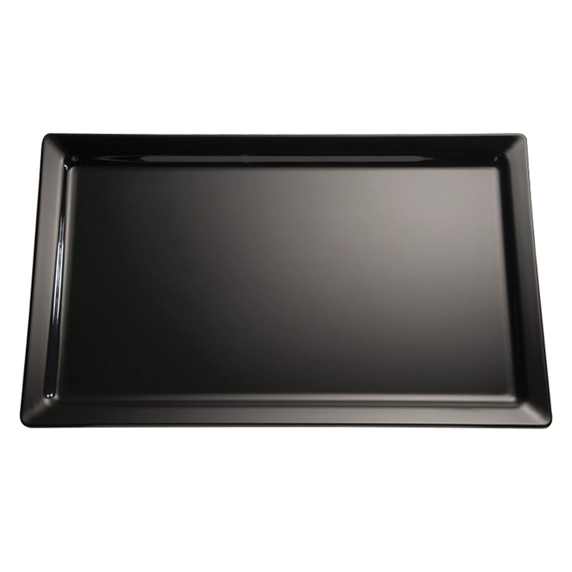 Tablett - Bäcker-Maß - Serie Pure - schwarz - rechteckig - Abm. 40 x 30 x 3 cm - Melamin - 83592-B