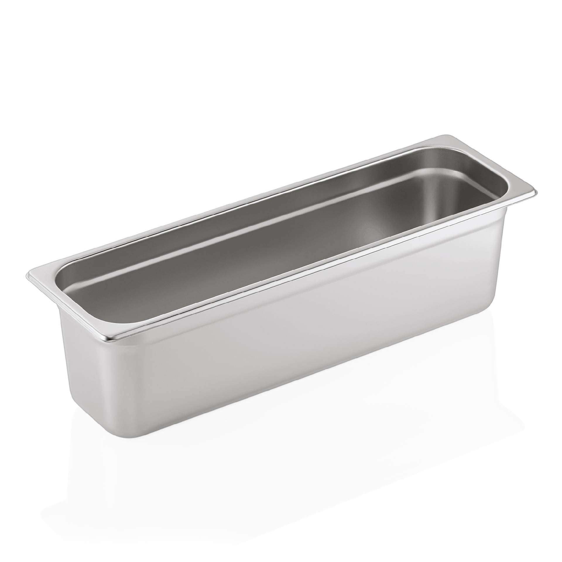 GN-Behälter - GN 2/4 - 150 mm - Serie 70 - Inhalt 9,0 l - Chromnickelstahl - 7024150-A