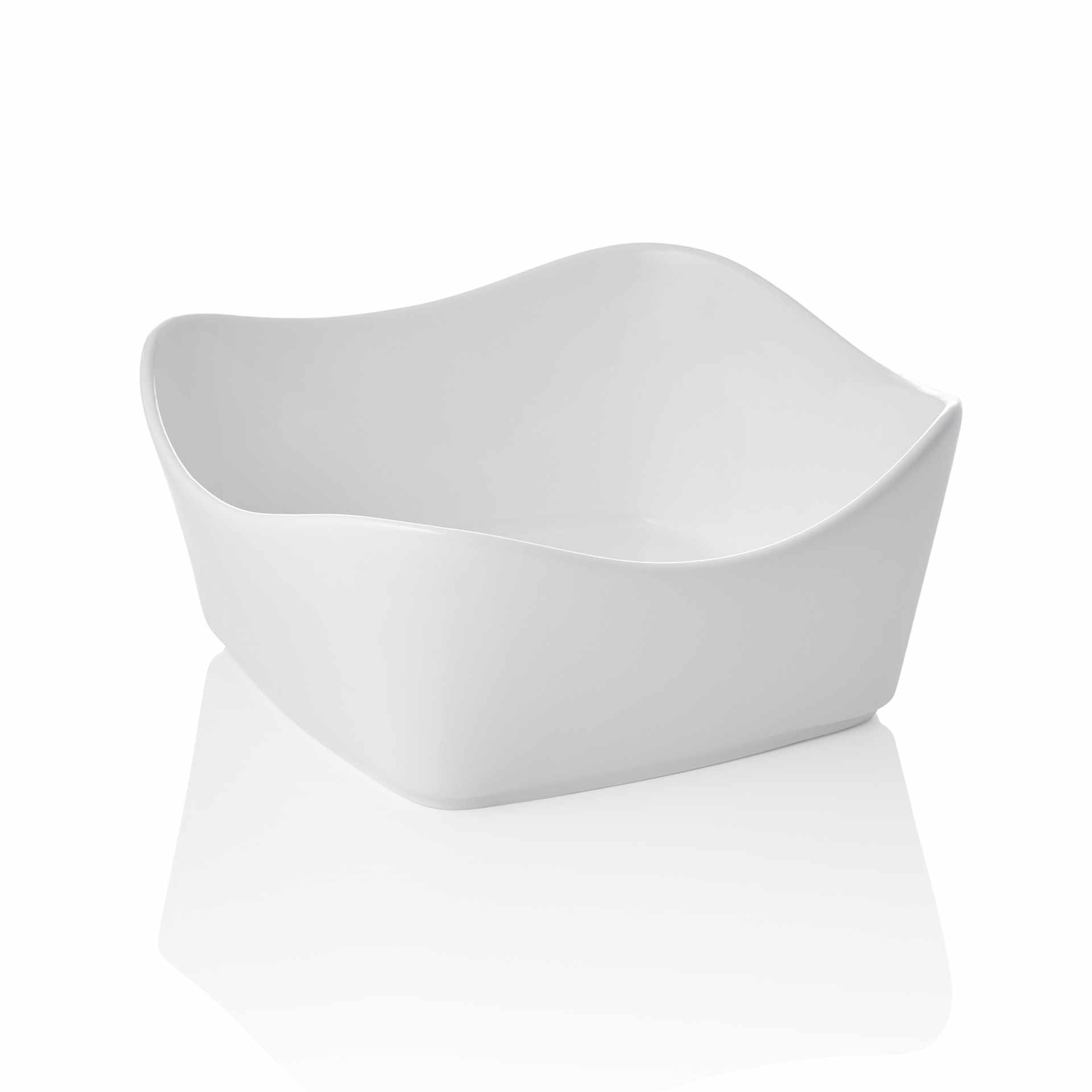 Schale - Abm. 20,5 x 20,5 x 8,5 cm - Inhalt 1,3 l - Porzellan