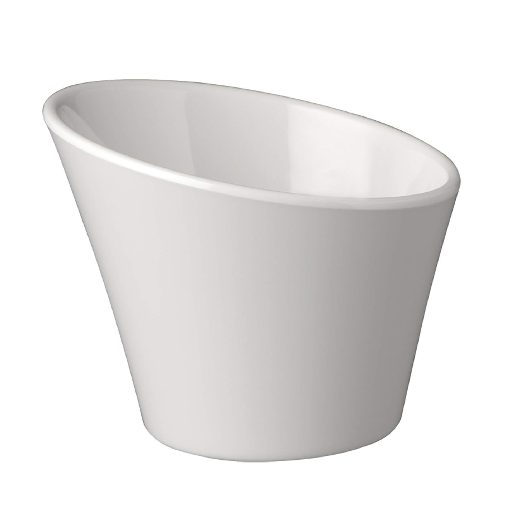 Schale - Serie Casual - weiß - rund - Abm. 7,5 / 9,5 cm - Ø 12,0 cm - Inhalt 0,30 l - Melamin - 84216-B