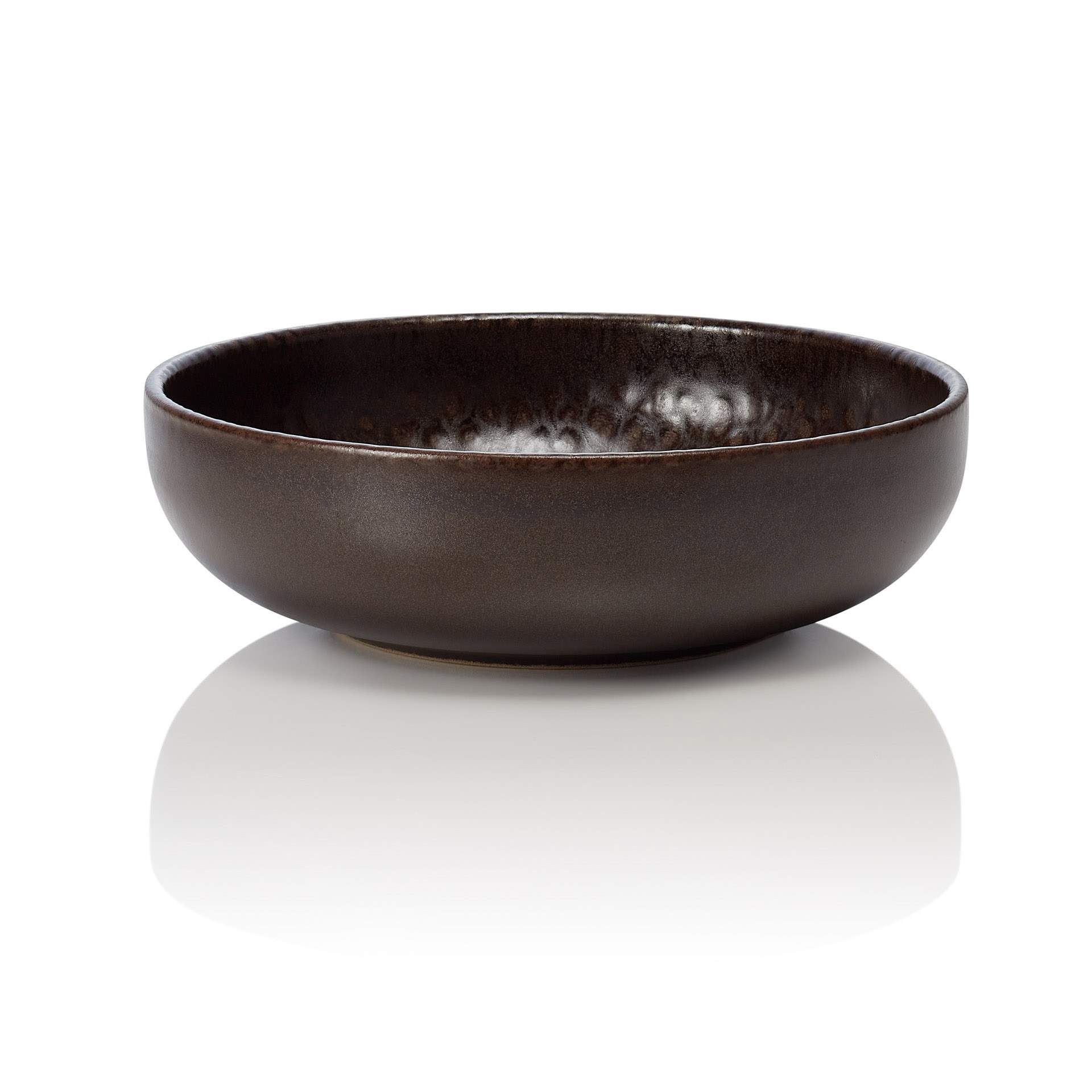 Schale - Set á 6 Stück - Serie One - metallic brown - rund - Abm. 5 cm - Ø 16 cm - Steinzeug - 452003016-A