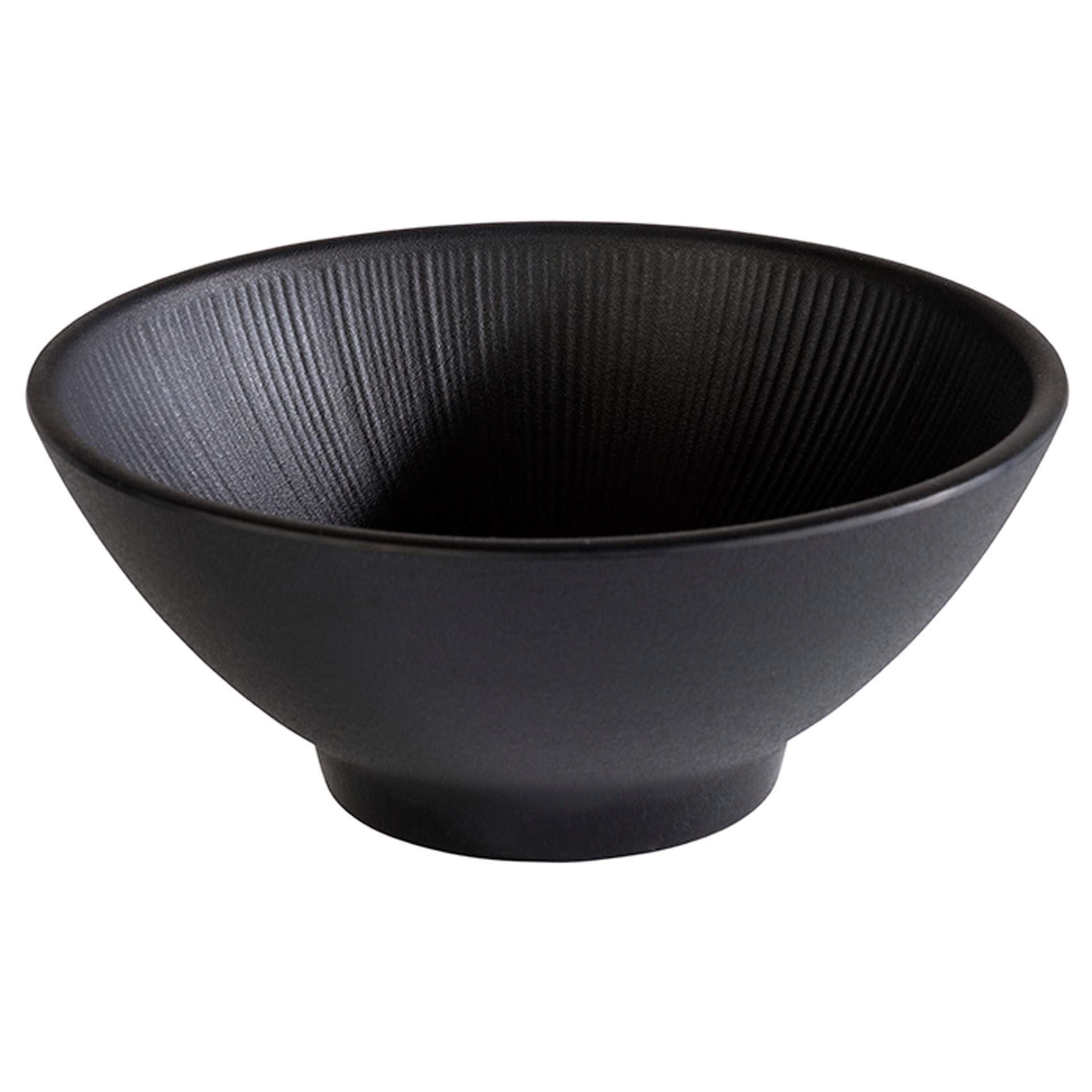 Schale - Serie Nero - schwarz - Höhe 6,5 cm - Ø 16 cm - Inhalt 0,50 l - Melamin - 85069-B