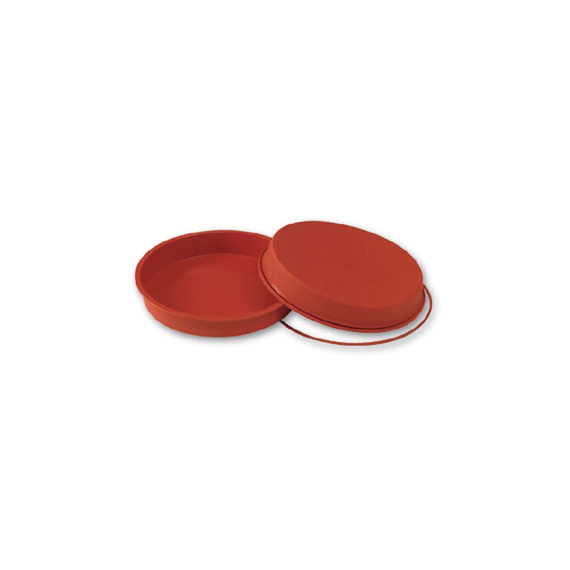 Tortenformen - glatt - Abm. 30,0 x 30,0 x 4,8 cm - Silikon - 115044-C