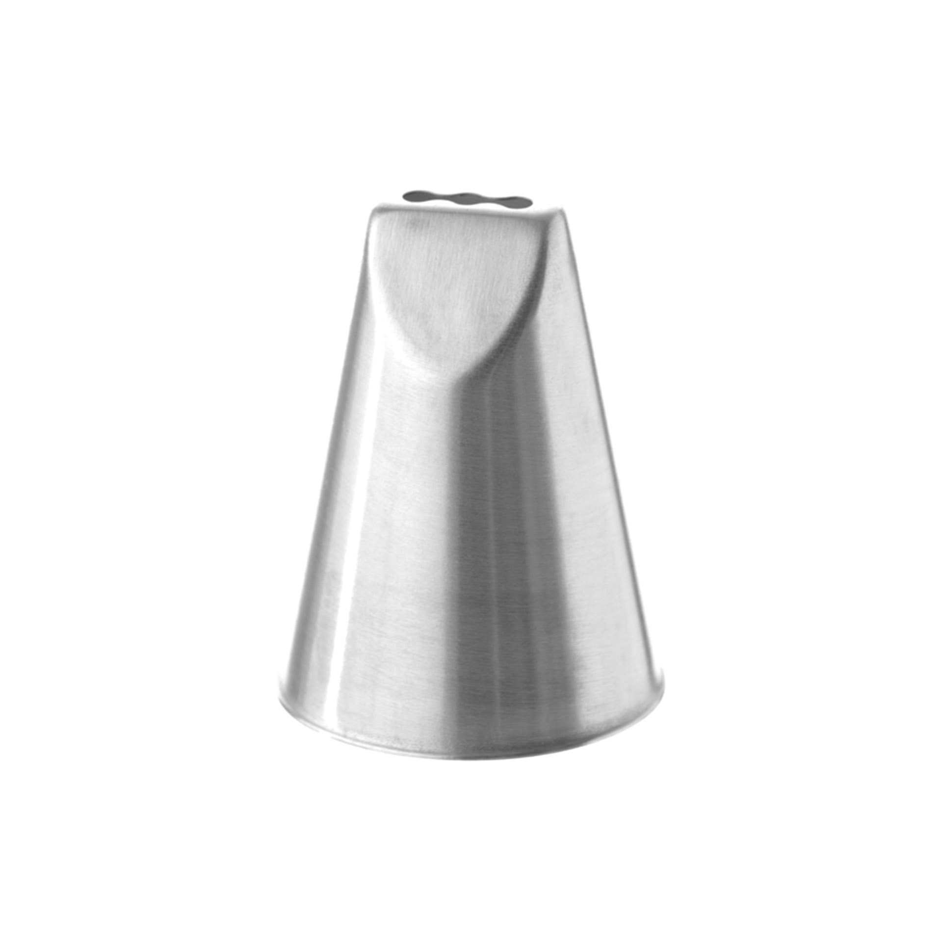 Garniertülle - Dreilochtülle - Abm. 3,5 x 3,5 x 5,0 cm - Edelstahl - 197420-C