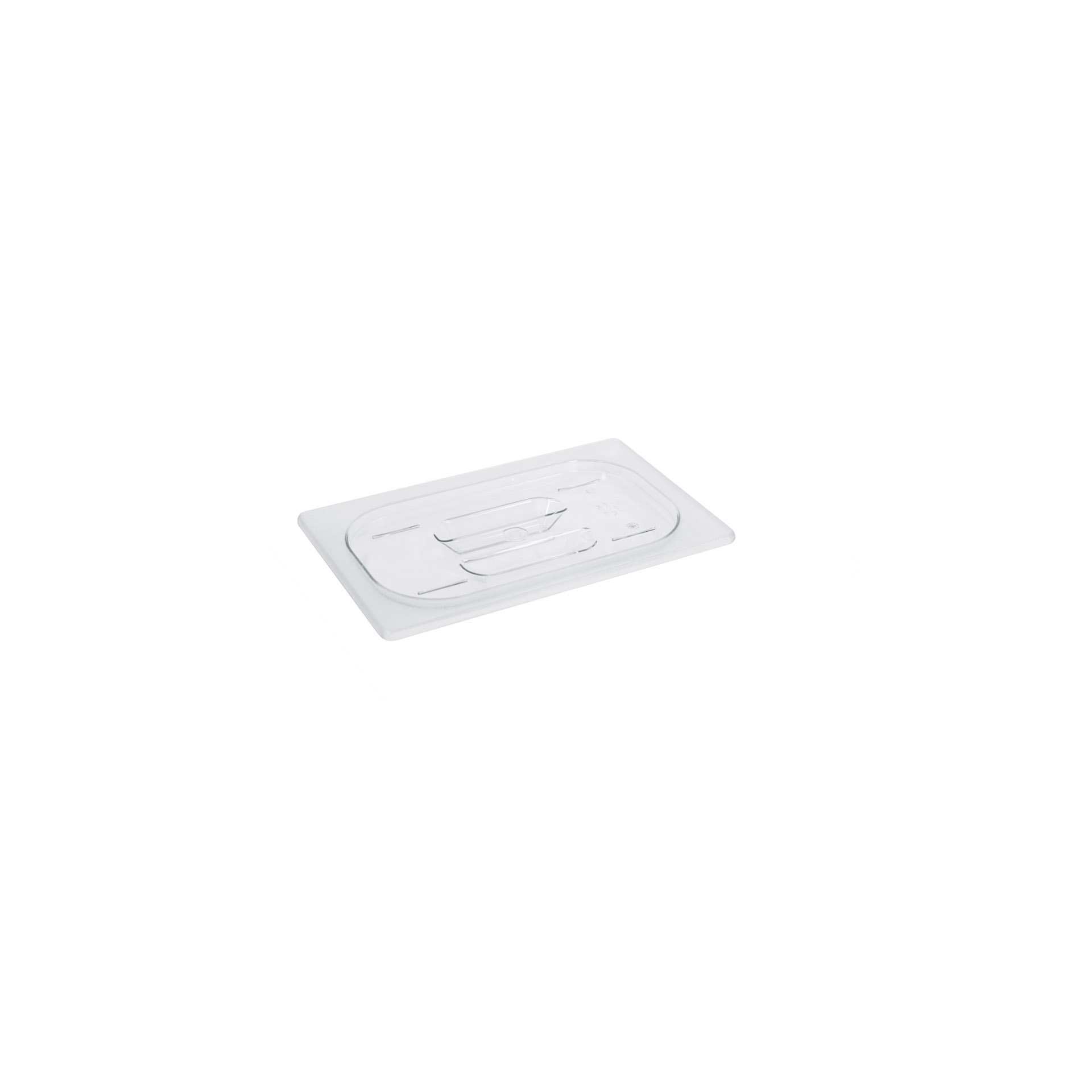 GN-Deckel - aufliegendohne Griff - Abm. 17,6 x 10,8 x 0,5 cm - GN 1/9 (176 x 108 mm) - Polycarbonat - 530155-C