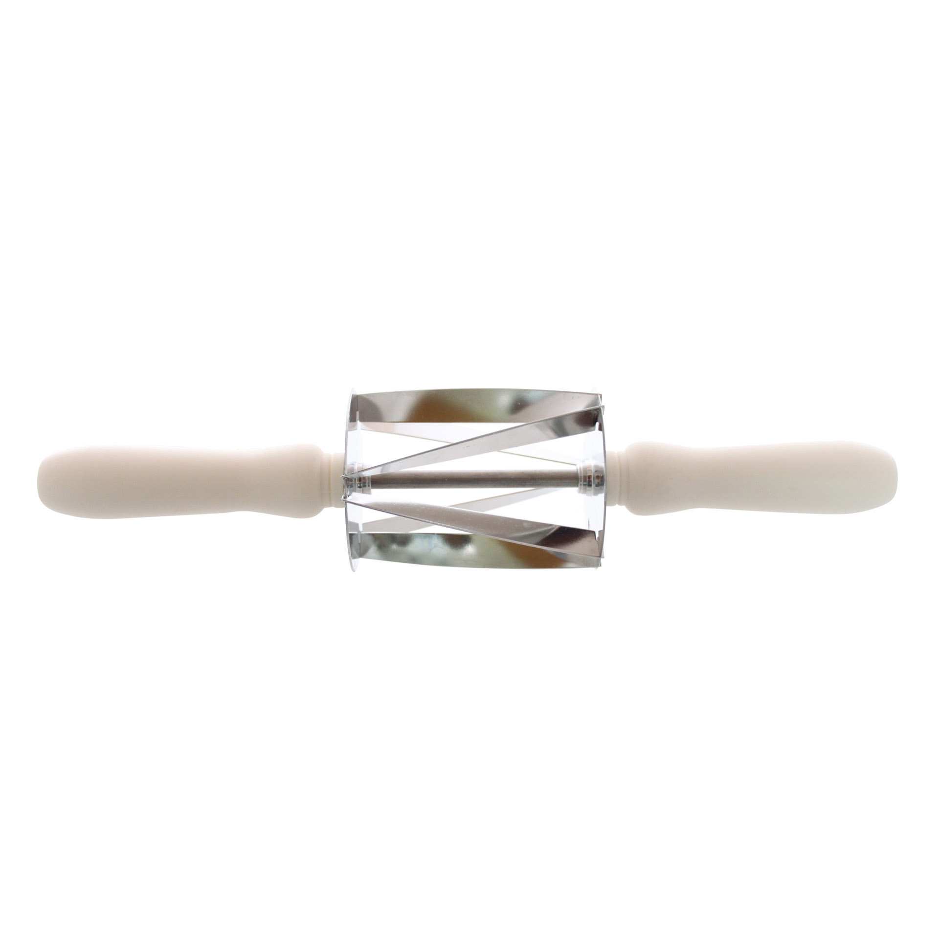 Dreieck-Ausstechwalze - für Croissants - einfach - Abm. 36,5 x 8,0 x 8,0 cm - Edelstahl - 154424-C