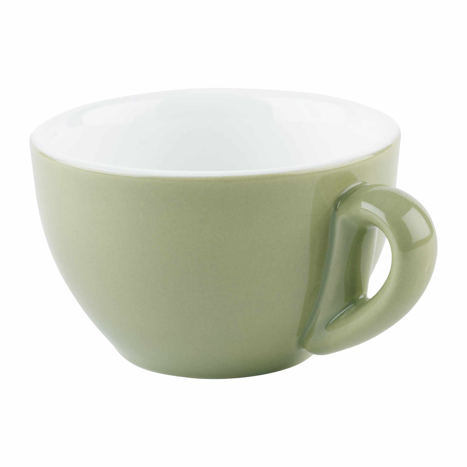 Kaffee-Tasse - Serie Snug - grün - Höhe 6,0 cm - Ø 9,5 cm - Inhalt 0,20 l - Porzellan - 16004-B