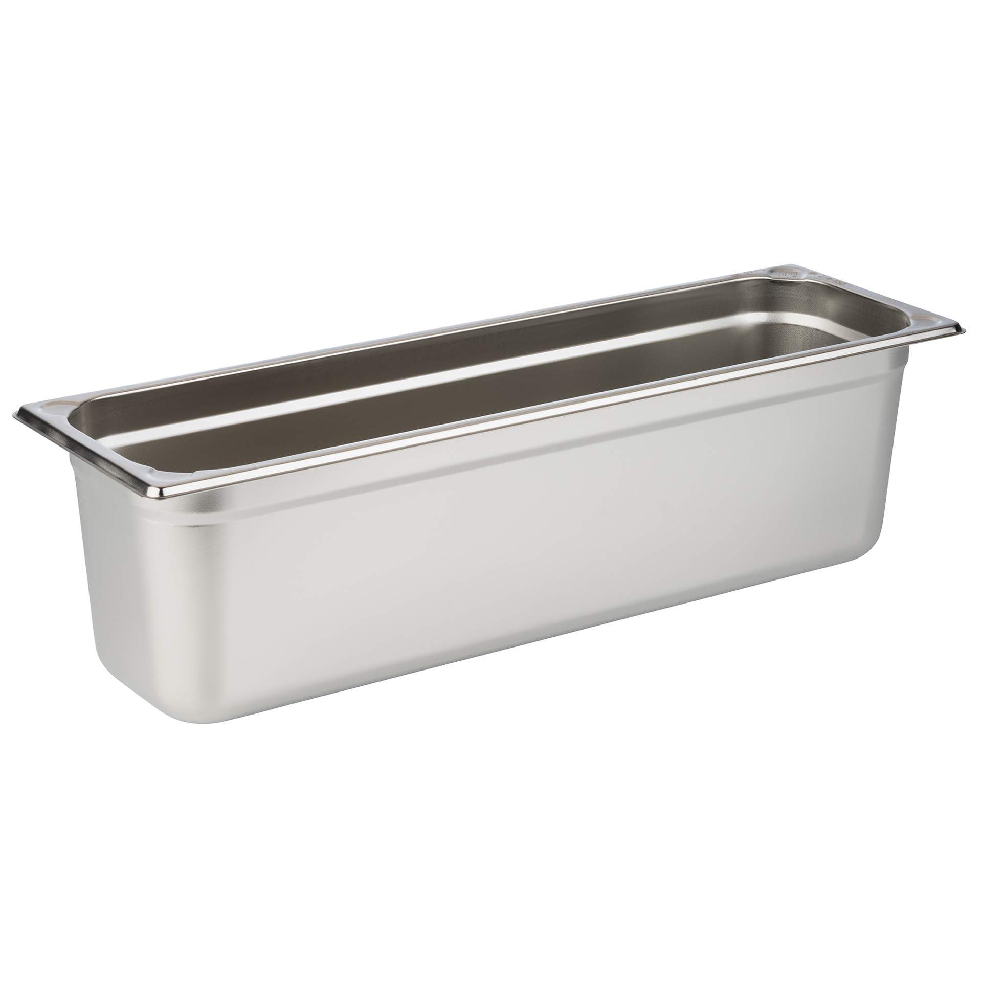 GN-Behälter - Inhalt 8,7 l - GN 2/4 (530 x 162 mm) - 150 mm - Edelstahl - 81806-B