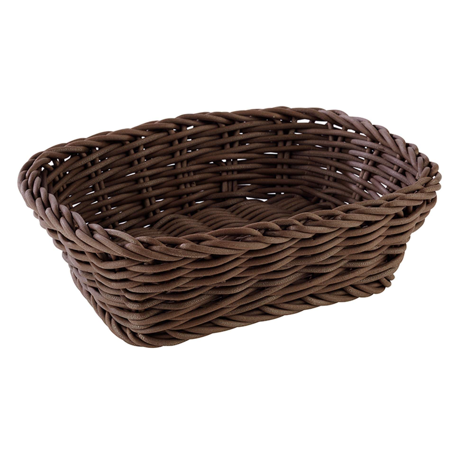 Korb - Serie Profi Line - braun - rechteckig - Abm. 19 x 13 x 6 cm - Polypropylen - 50631-B