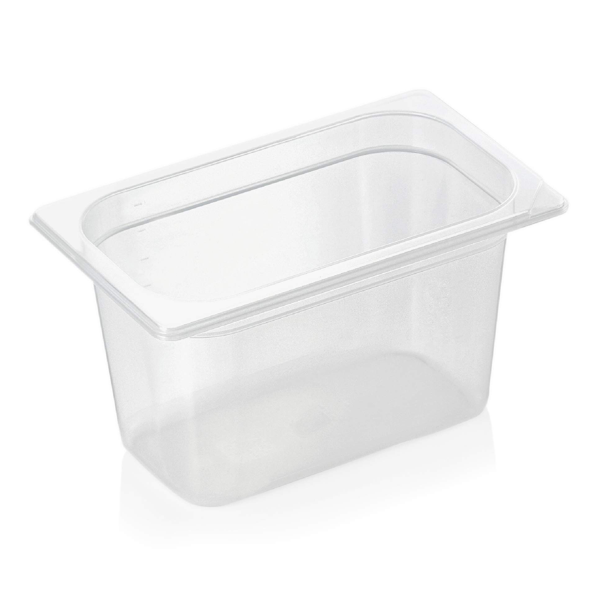 GN-Behälter - BPA frei - Serie 89 - Inhalt 3,5 l - GN 1/4 (265 x 162 mm) - 150 mm - Polypropylen - 8914150-A