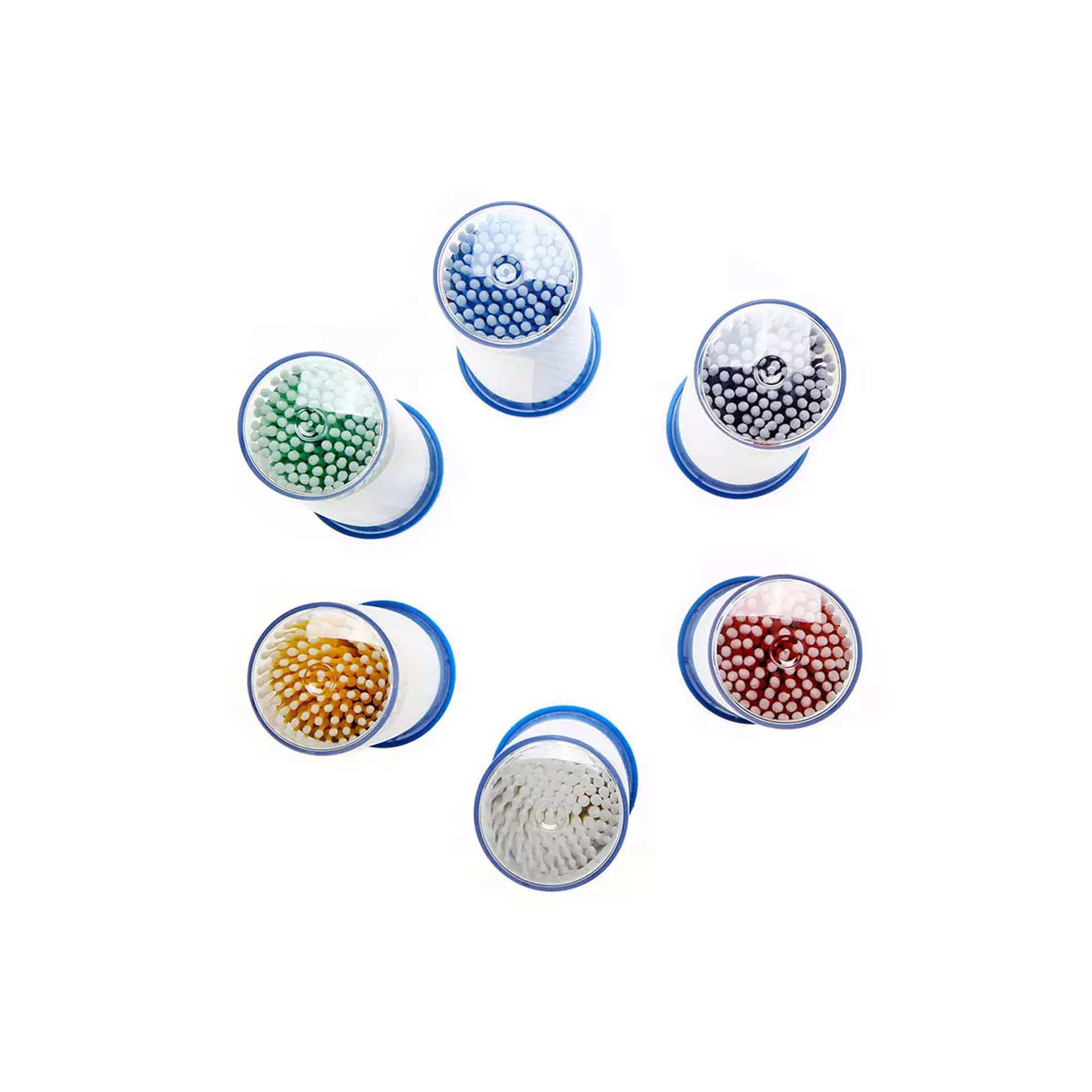Micro-Applikatoren - fine - gelb - Kunststoff - 09111-Y-M-E