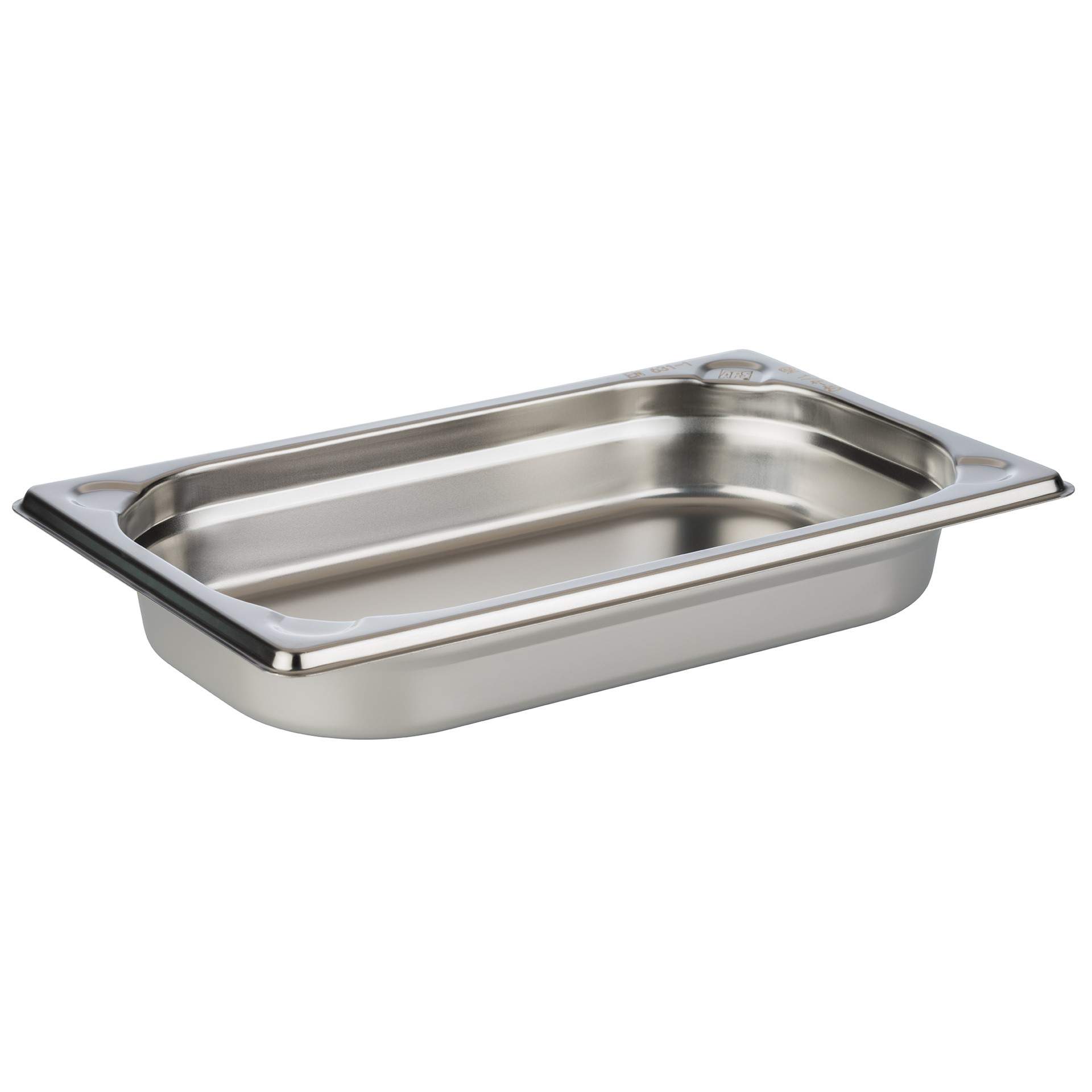 GN-Behälter - Inhalt 1,0 l - GN 1/4 (265 x 162 mm) - 40 mm - Edelstahl - 81401-B