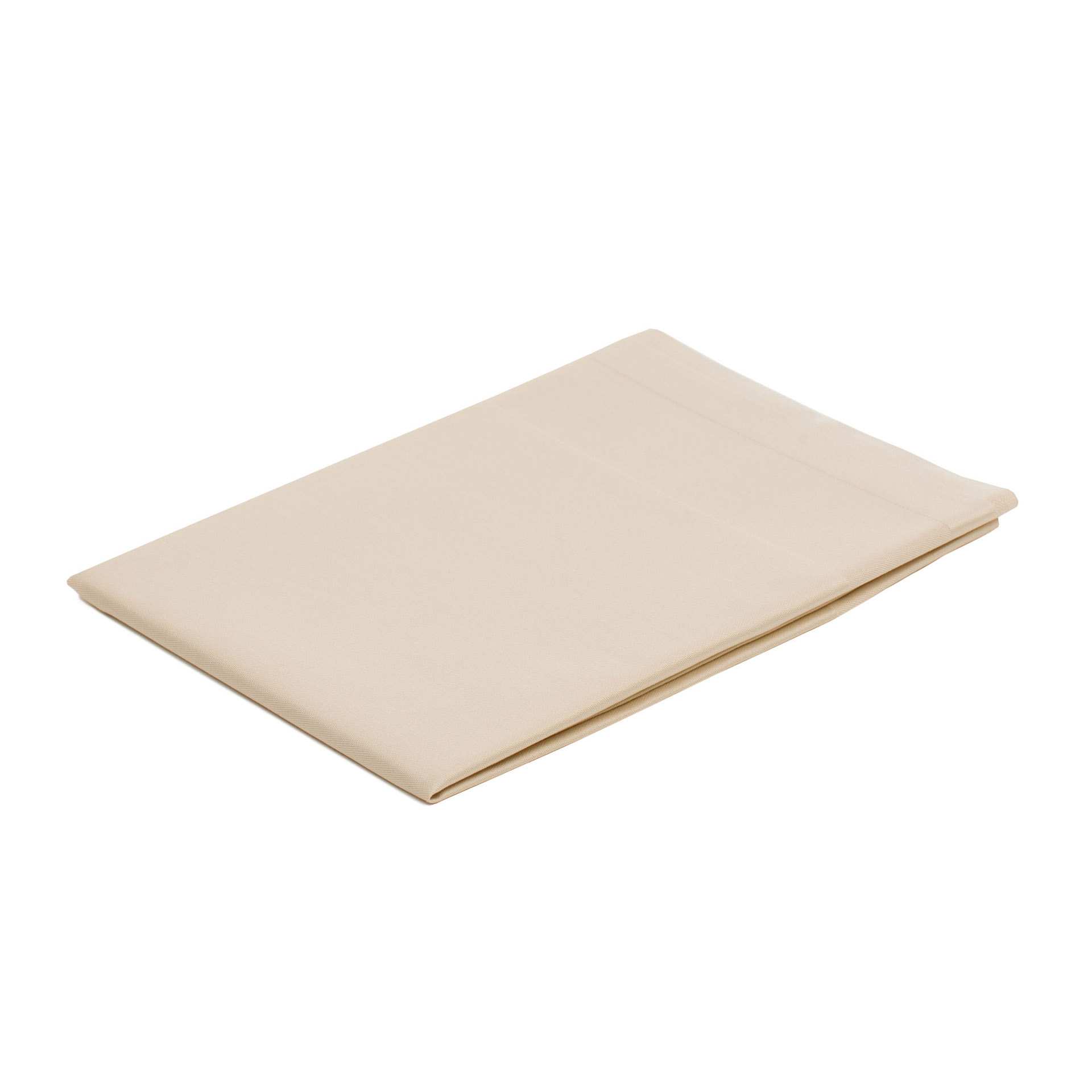 Tischdecke - Atlaskante - Serie TOCCATA - sand - Abm. 130 x 220 cm - Baumwolle - 3801-70-1322-D