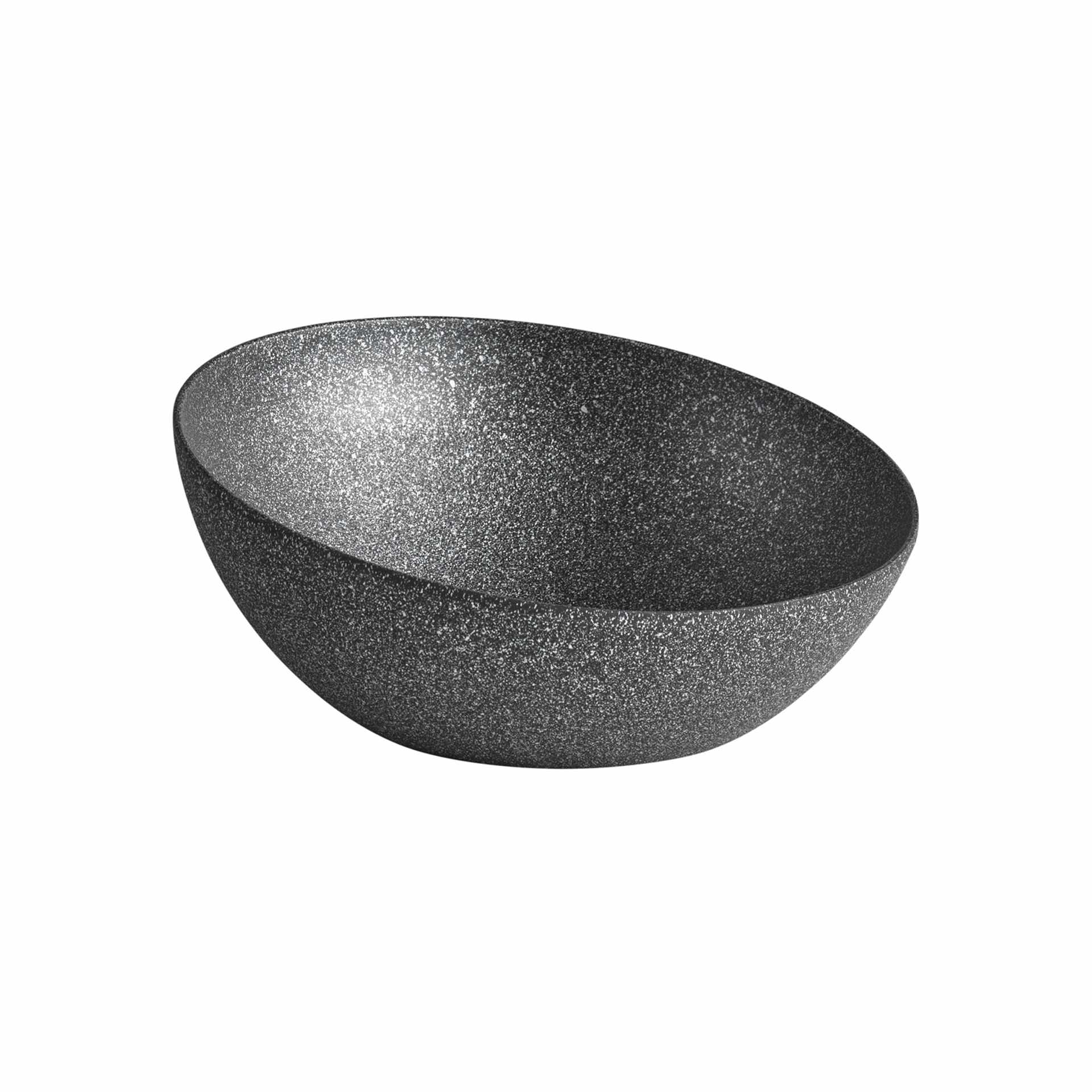 Schale - antihaftbeschichtet - Serie Frostfire - schwarz / silber - rund - Höhe 14,0 cm - Ø 32,5 cm - Inhalt 3,0 l - Aluminium - 30010-B