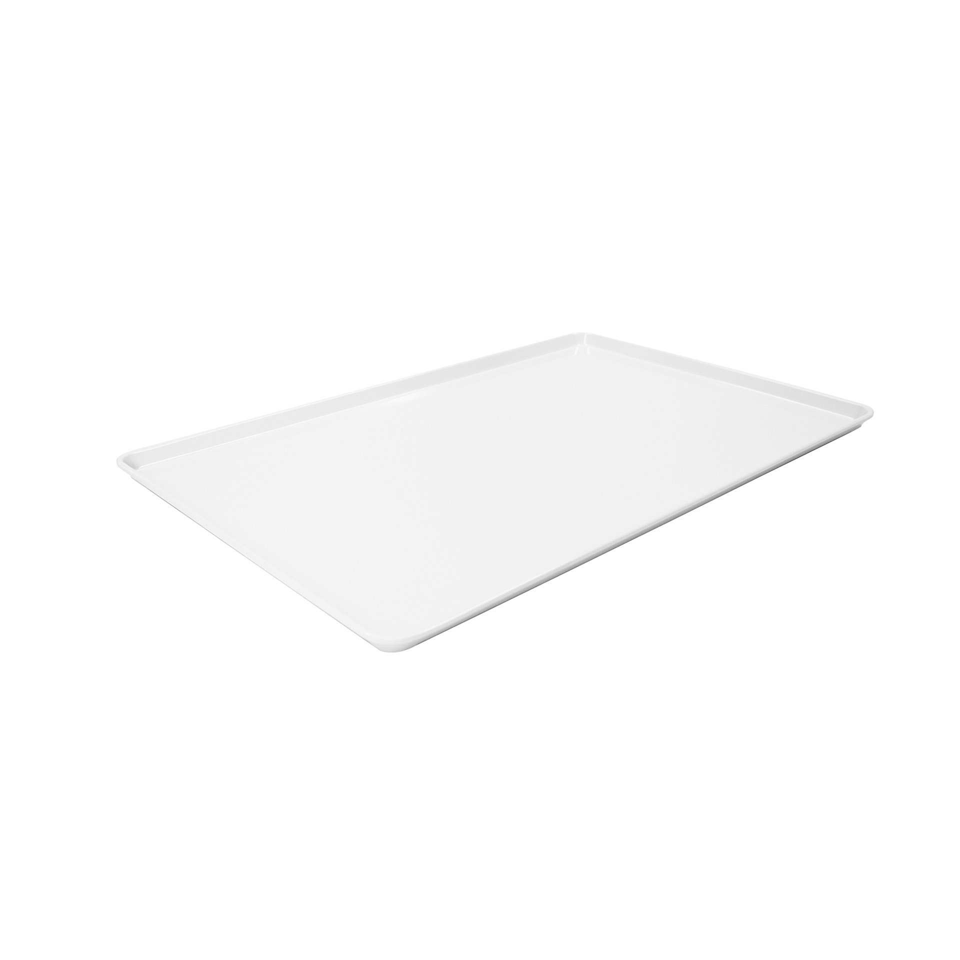 Auslagentablett - weiß - rechteckig - Abm. 60,0 x 40,0 x 2,0 cm - Melamin - 227097-C