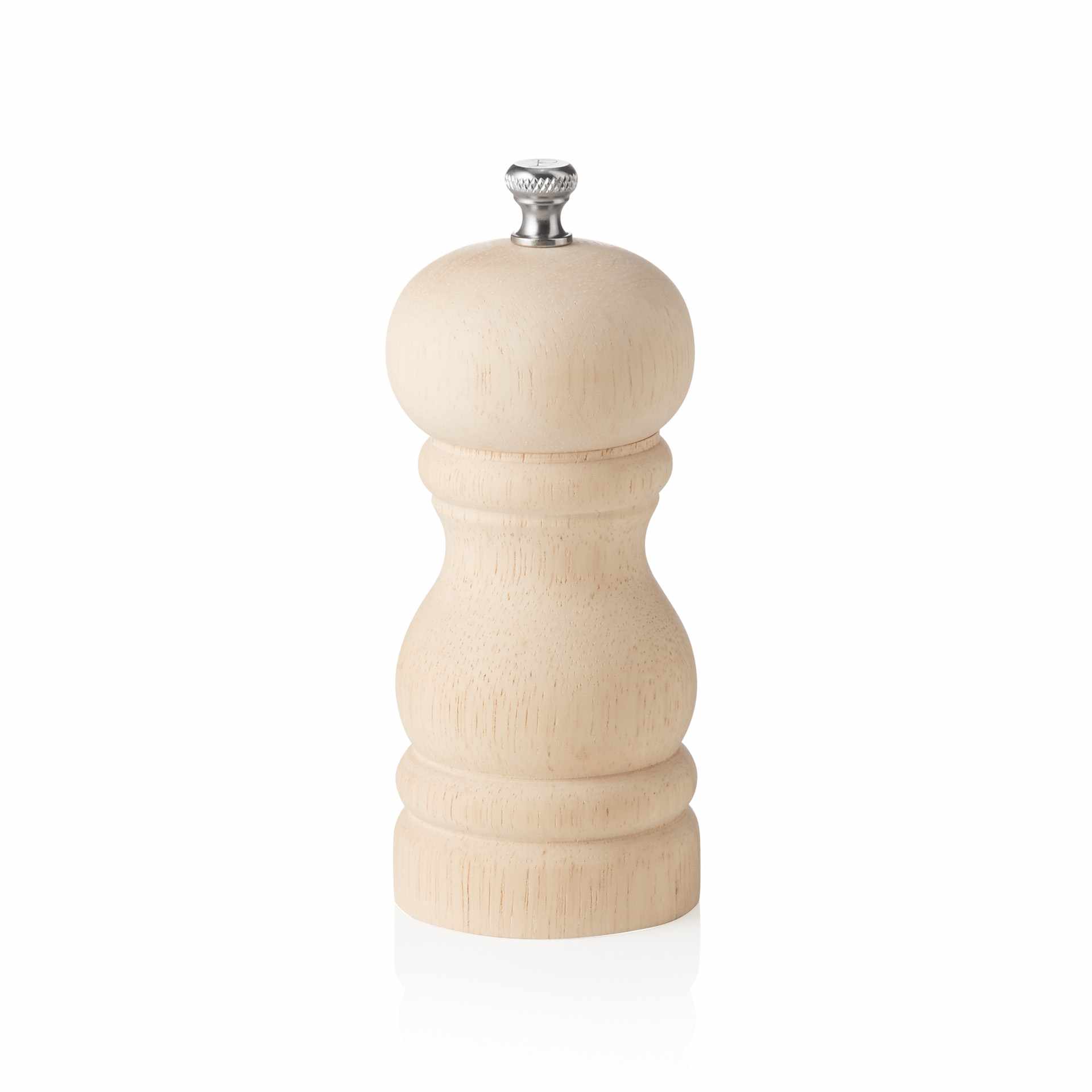 Pfeffermühle - mit Keramikmahlwerk - Serie Classic Mill - natur - Höhe 11,0 cm - Ø 5,5 cm - Holz / Keramik