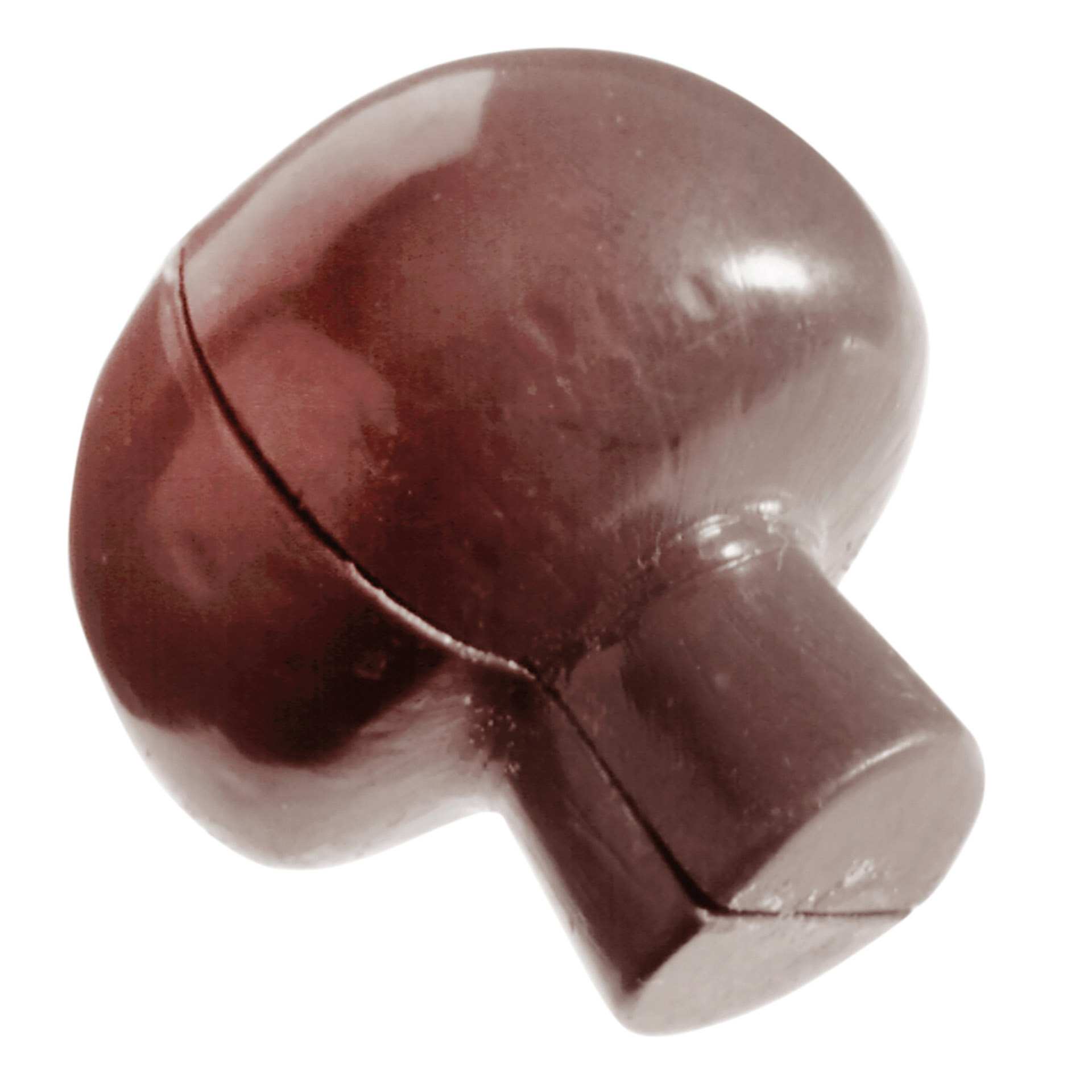 Schokoladen-Form - Champignon - Abm. 27,5 x 13,5 x 2,4 cm - Polycarbonat - 421197-C