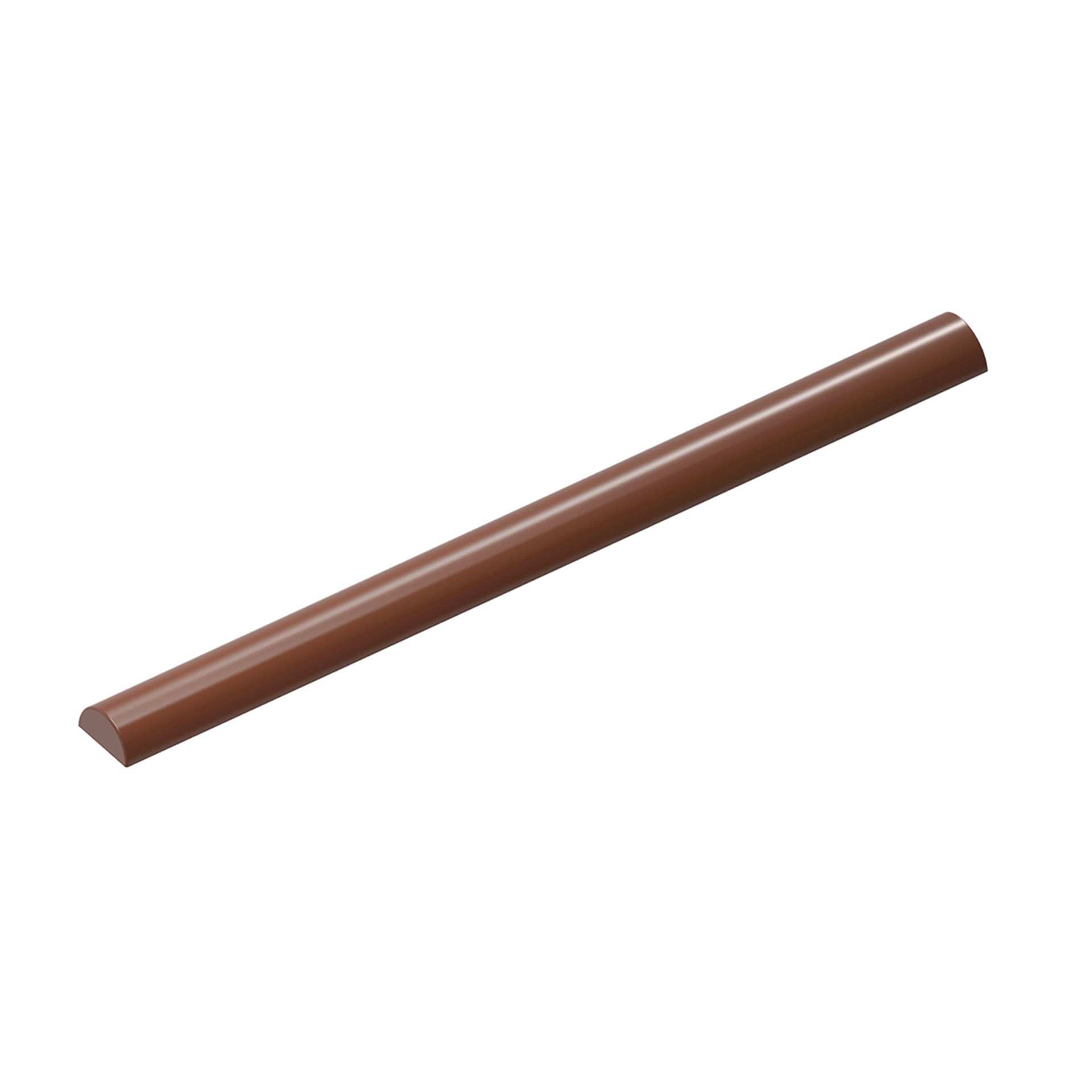 Schokoladen-Form - runde Tafel - Abm. 27,5 x 13,5 x 2,4 cm - Polycarbonat - 421916-C
