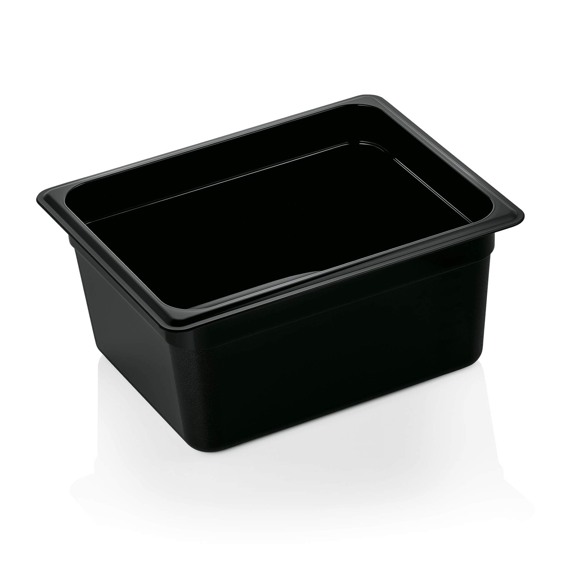 GN-Behälter - schwarz - Serie 95 - GN 1/2 (325 x 265 mm) - 150 mm - Polycarbonat - 9512150-A