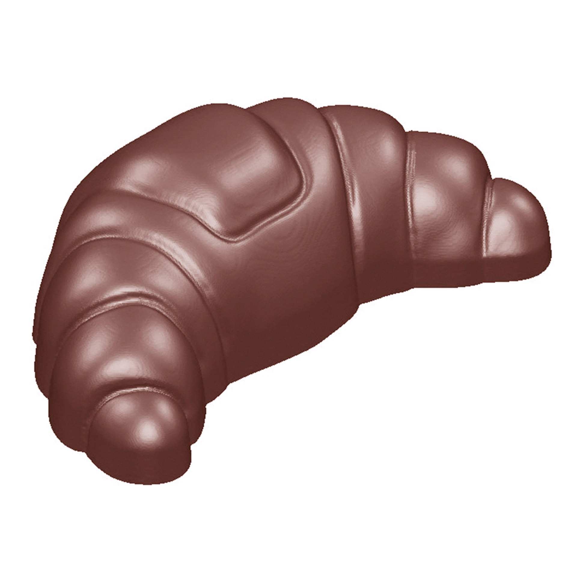 Schokoladen-Form - Croissant - Abm. 27,5 x 13,5 x 2,4 cm - Polycarbonat - 421638-C