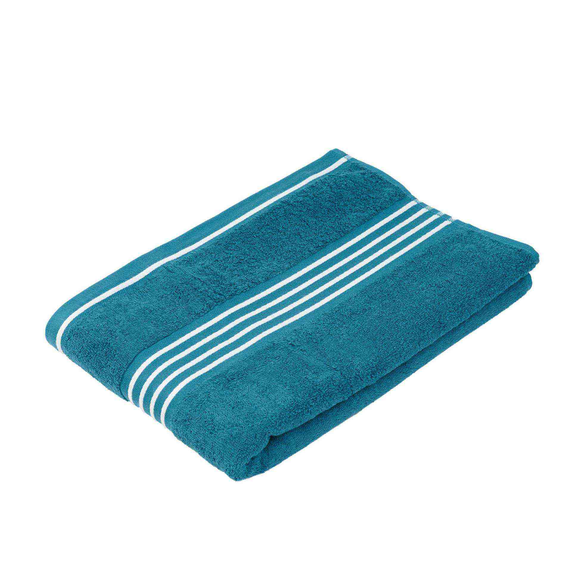 Duschtuch - Serie RIO - petrol - Abm. 70 x 140 cm - Baumwolle - 140-54-5-D