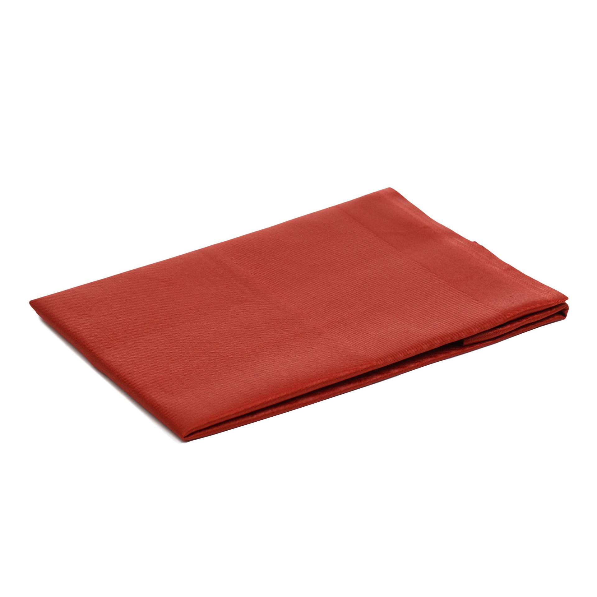 Tischdecke - Atlaskante - Serie TOCCATA - ziegelrot - Abm. 50 x 50 cm - Baumwolle - 3801-34-0505-D