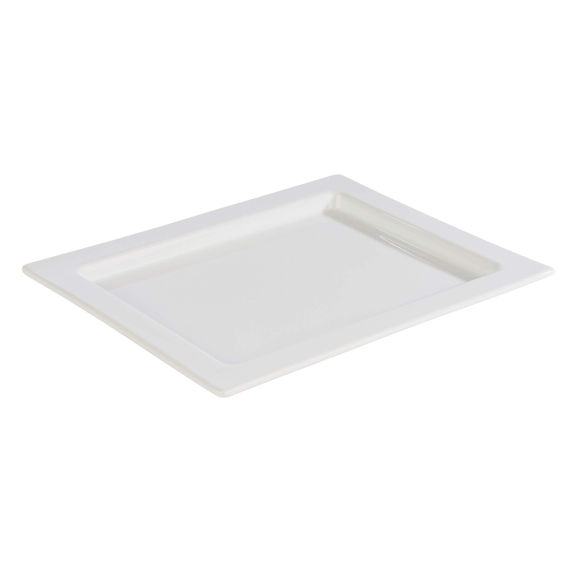 GN-Tablett - GN-Größe - Serie Frames - weiß - eckig - GN 1/2 (325 x 265 mm) - 20 mm - Porzellan - 82356-B