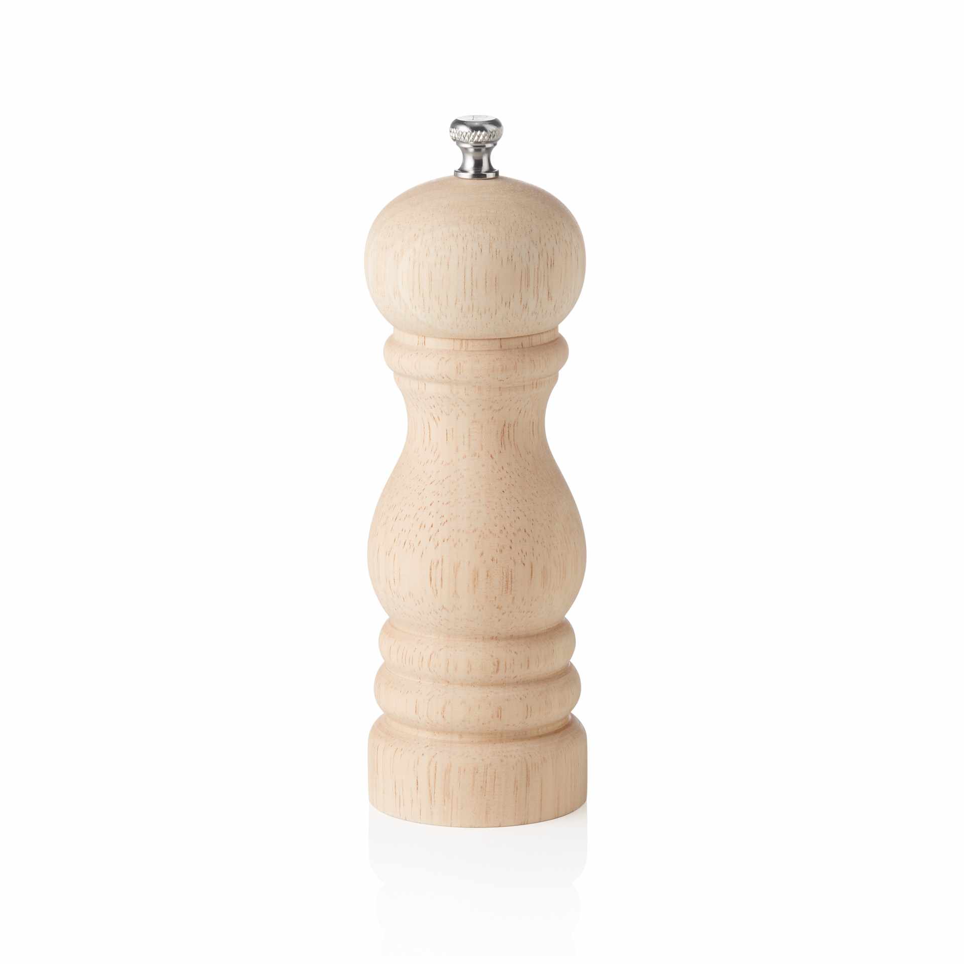 Pfeffermühle - mit Keramikmahlwerk - Serie Classic Mill - natur - Höhe 15,0 cm - Ø 5,5 cm - Holz / Keramik
