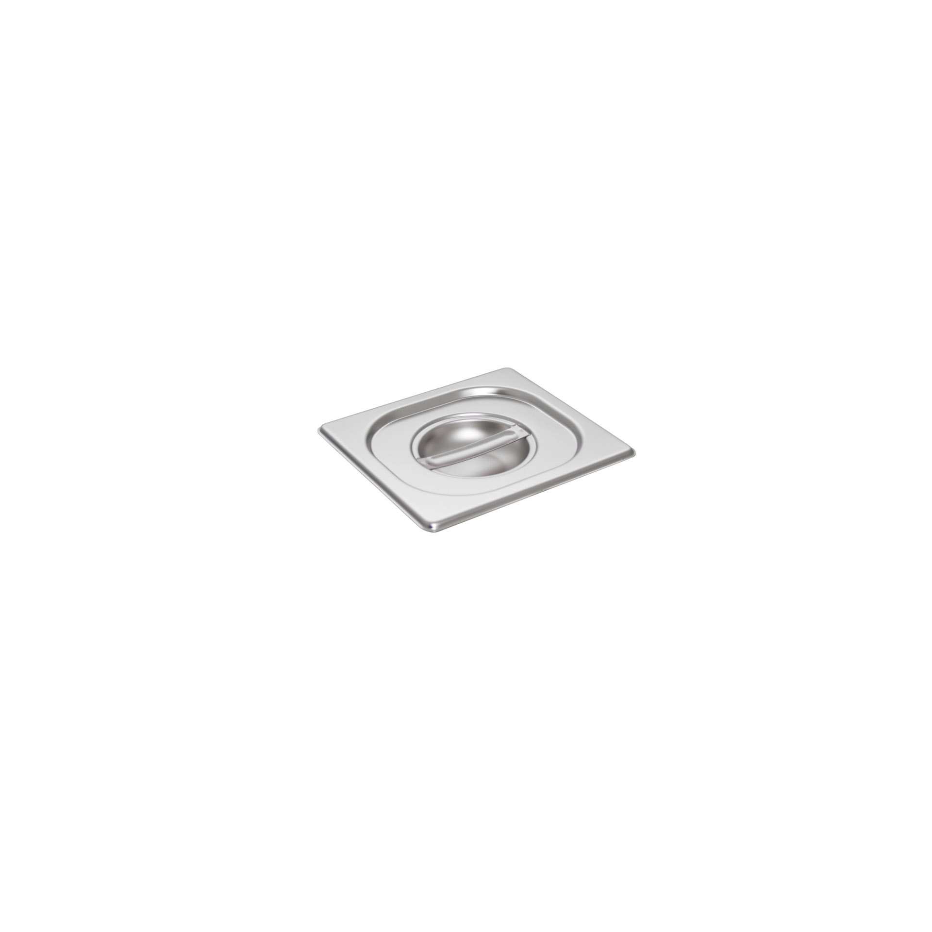 GN-Deckel - Abm. 17,6 x 16,2 x 2,5 cm - GN 1/6 (176 x 162 mm) - Edelstahl - 530256-C