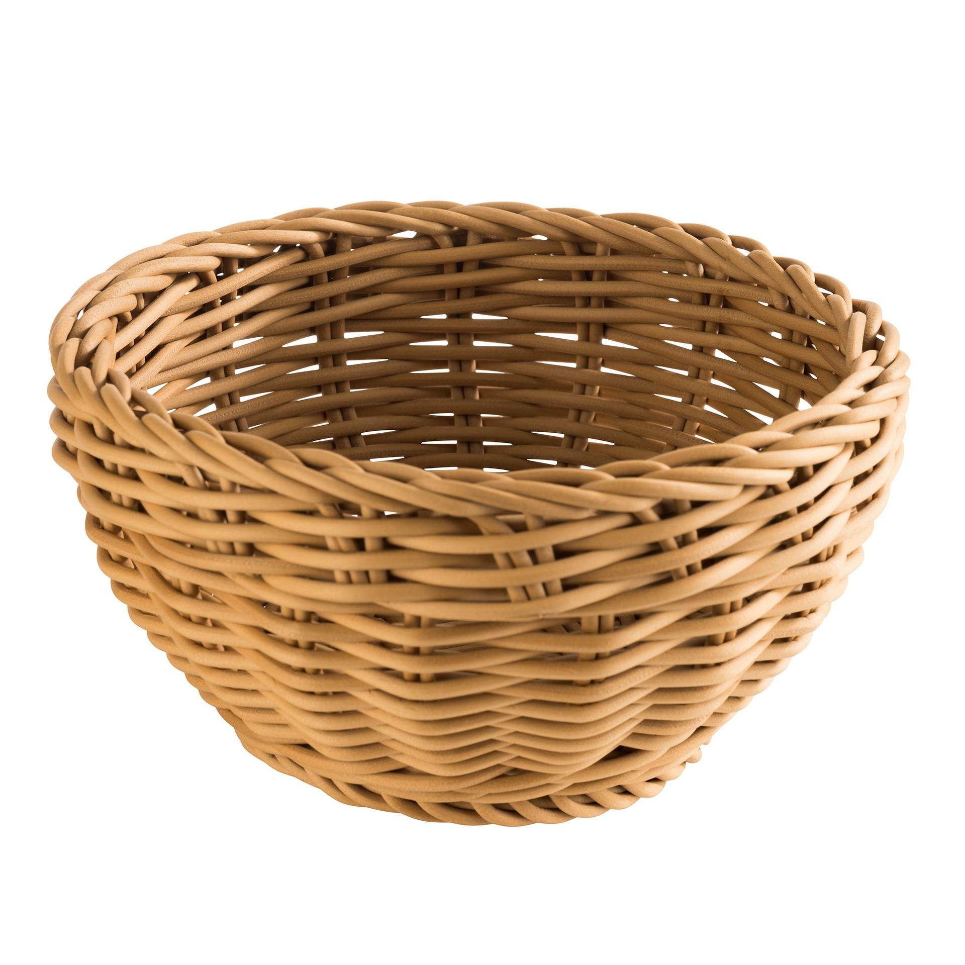 Korb - Serie Profi Line - beige - rund - Abm. 8,0 cm - Ø 16 cm - Polypropylen - 50601-B