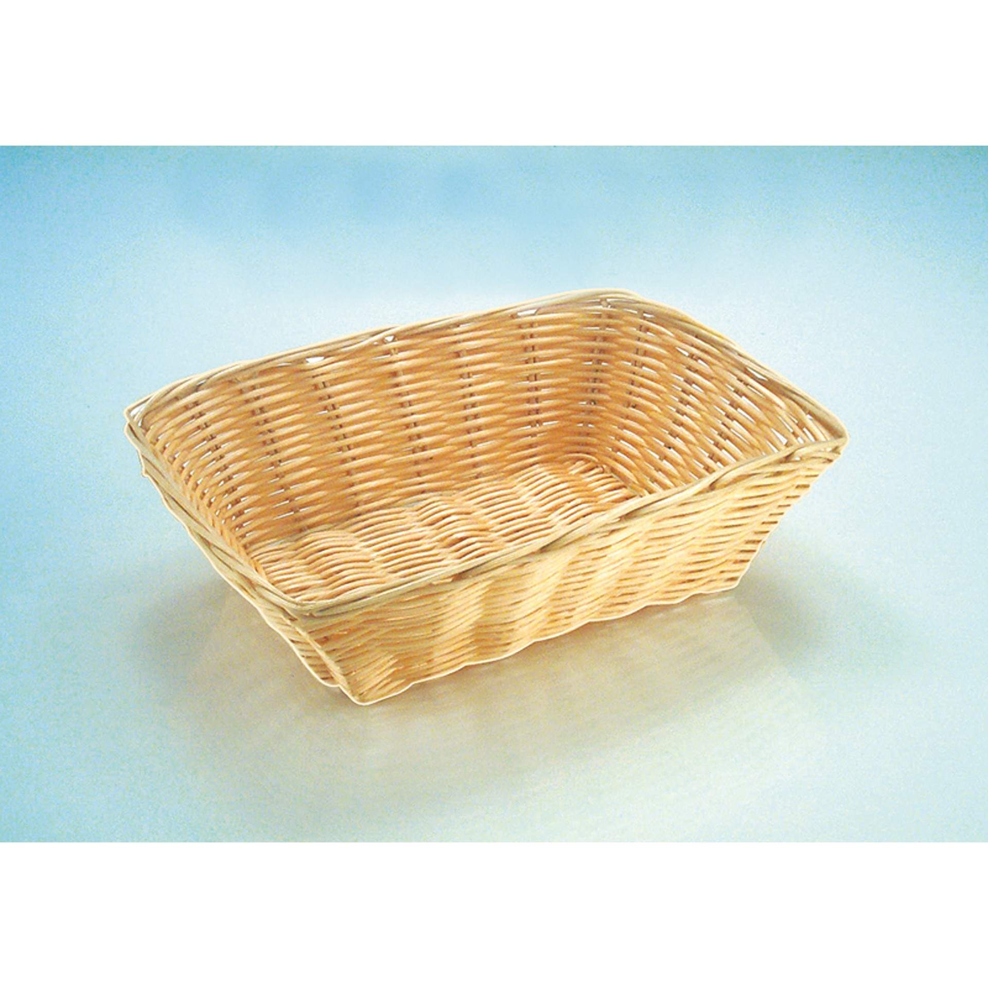 Buffetkorb - Serie Basic - hellbeige - rechteckig - Abm. 30 x 22 x 7 cm - Polypropylen - 30286-B