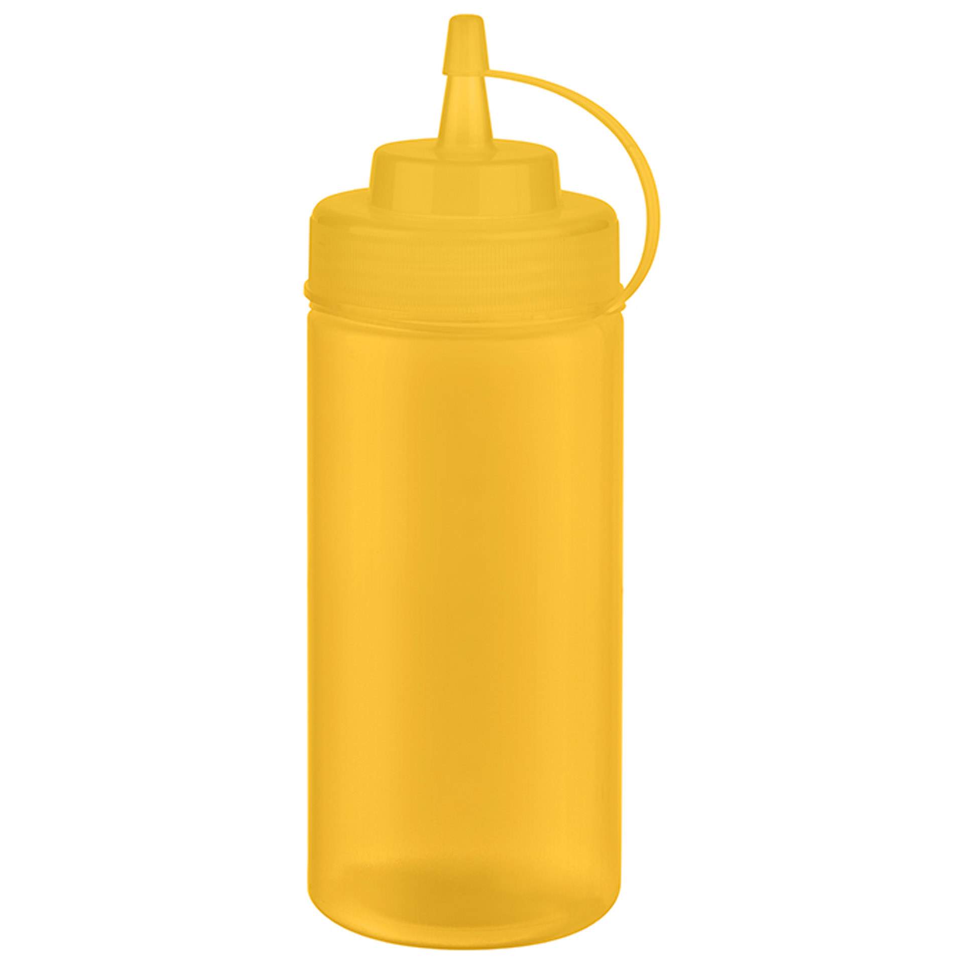 Quetschflasche - 6er Set - gelb - Höhe 20 cm - Ø 7,0 cm - Inhalt 0,49 l - Polyethylen - 93254-B