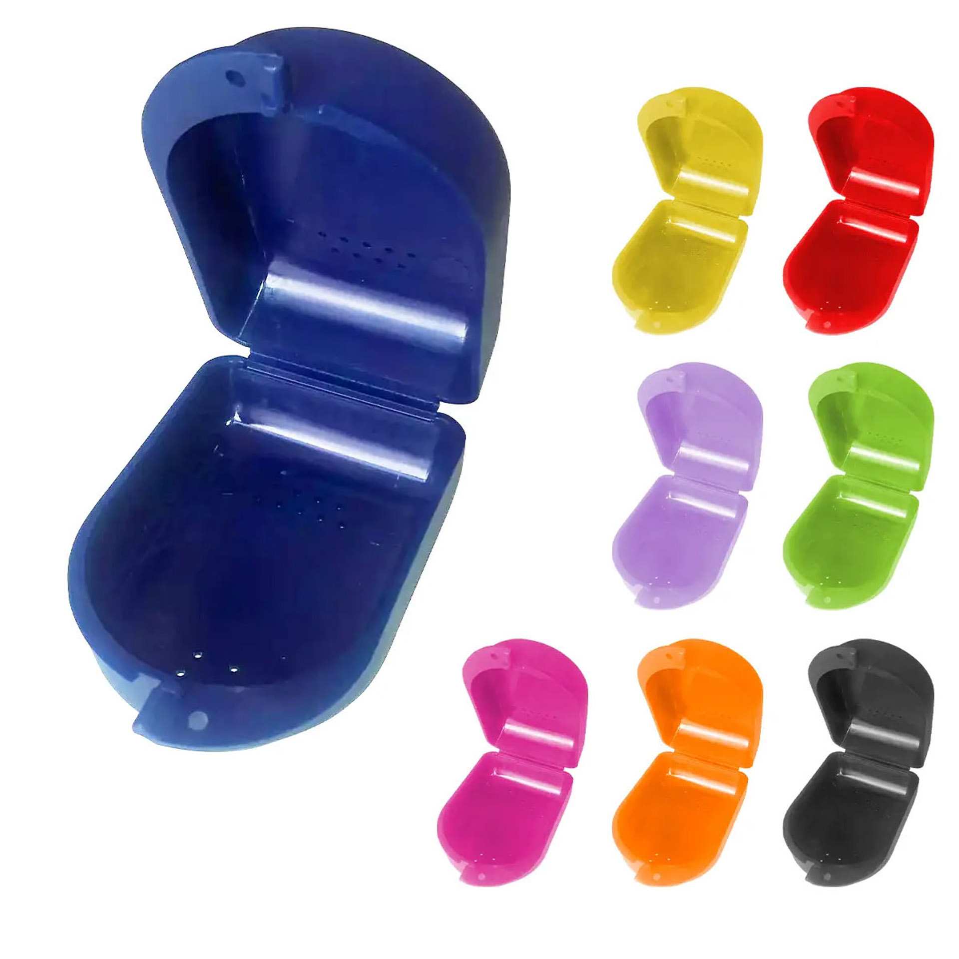 Zahnspangenbox - für Kinder - gelb - Kunststoff - 09148-Y-E