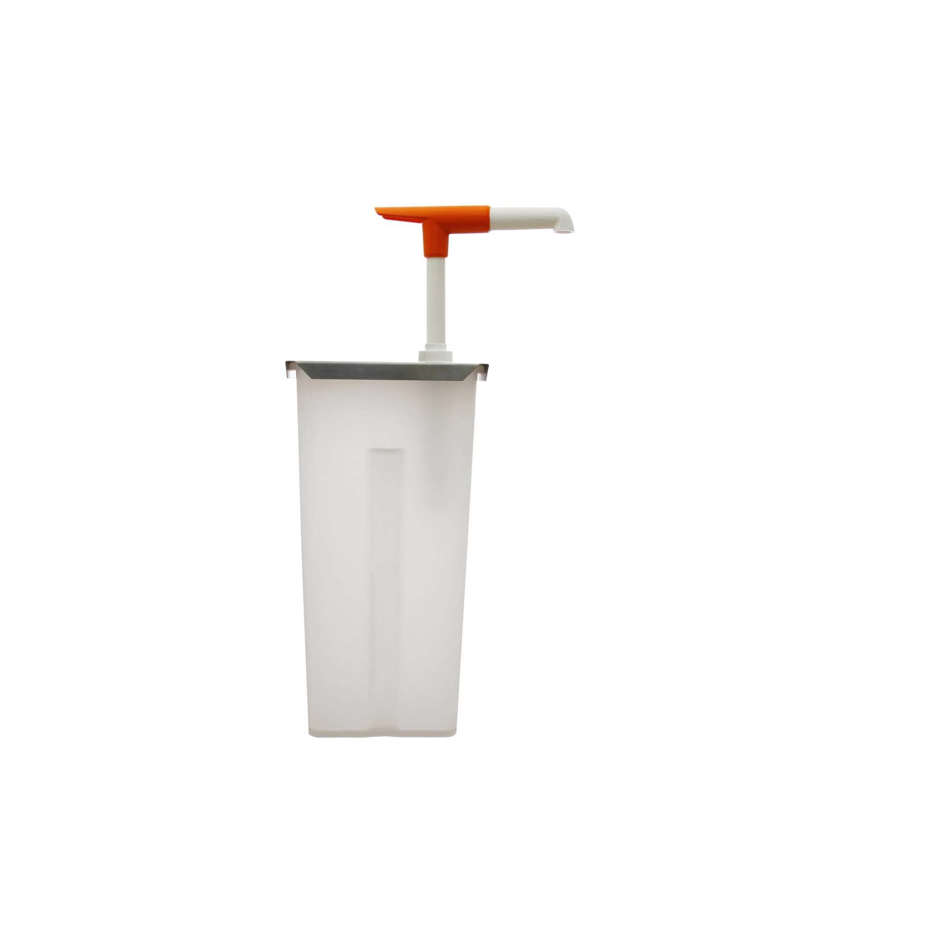 Dosierspender - mit Druckknopf - Abm. 18,0 x 14,5 x 49,5 cm - Inhalt 5,0 l - Polyethylen - 154722-C