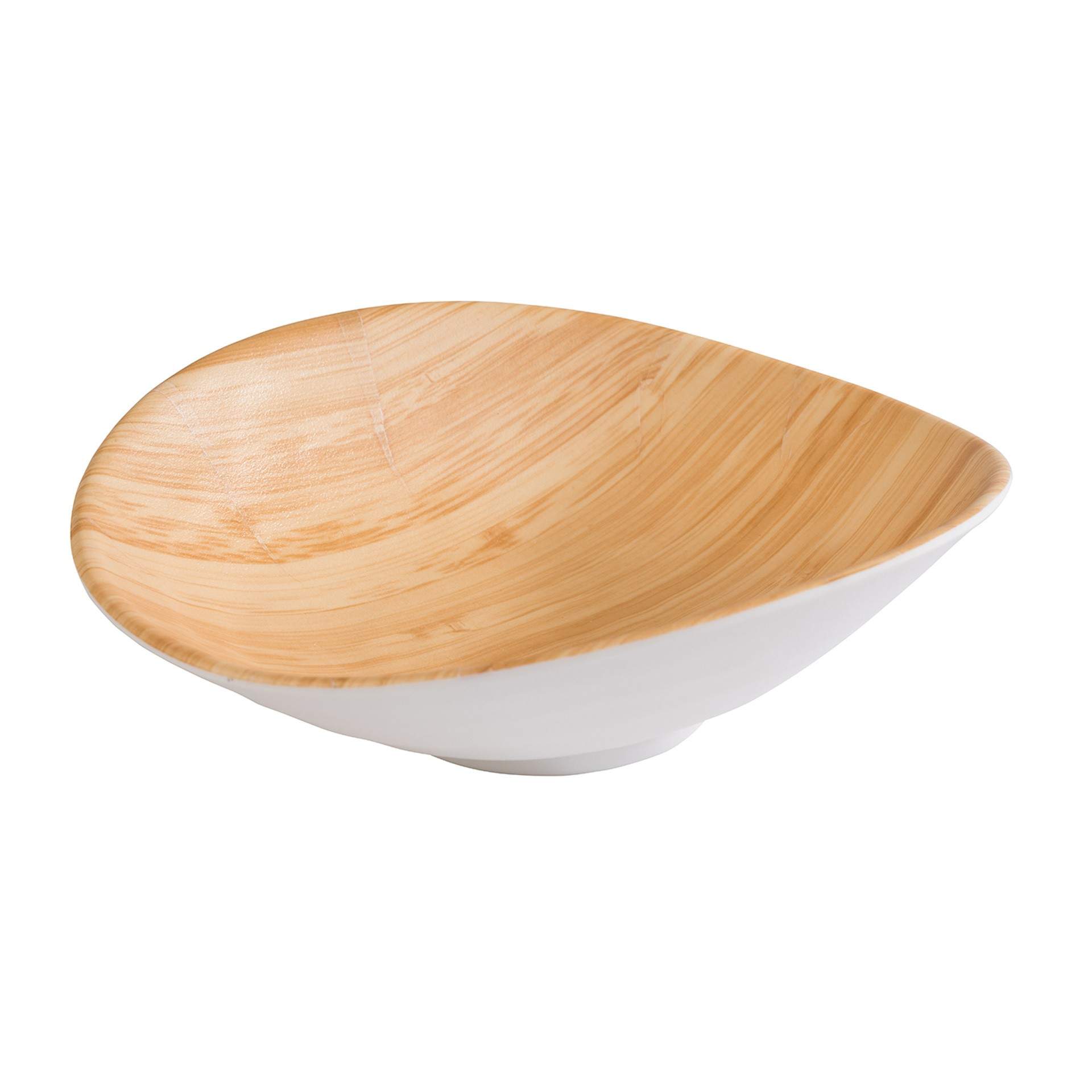 Schale - Serie Bamboo - oval - Abm. 17,5 x 15,5 x 5,5 cm - Inhalt 0,20 l - Melamin - 84816-B
