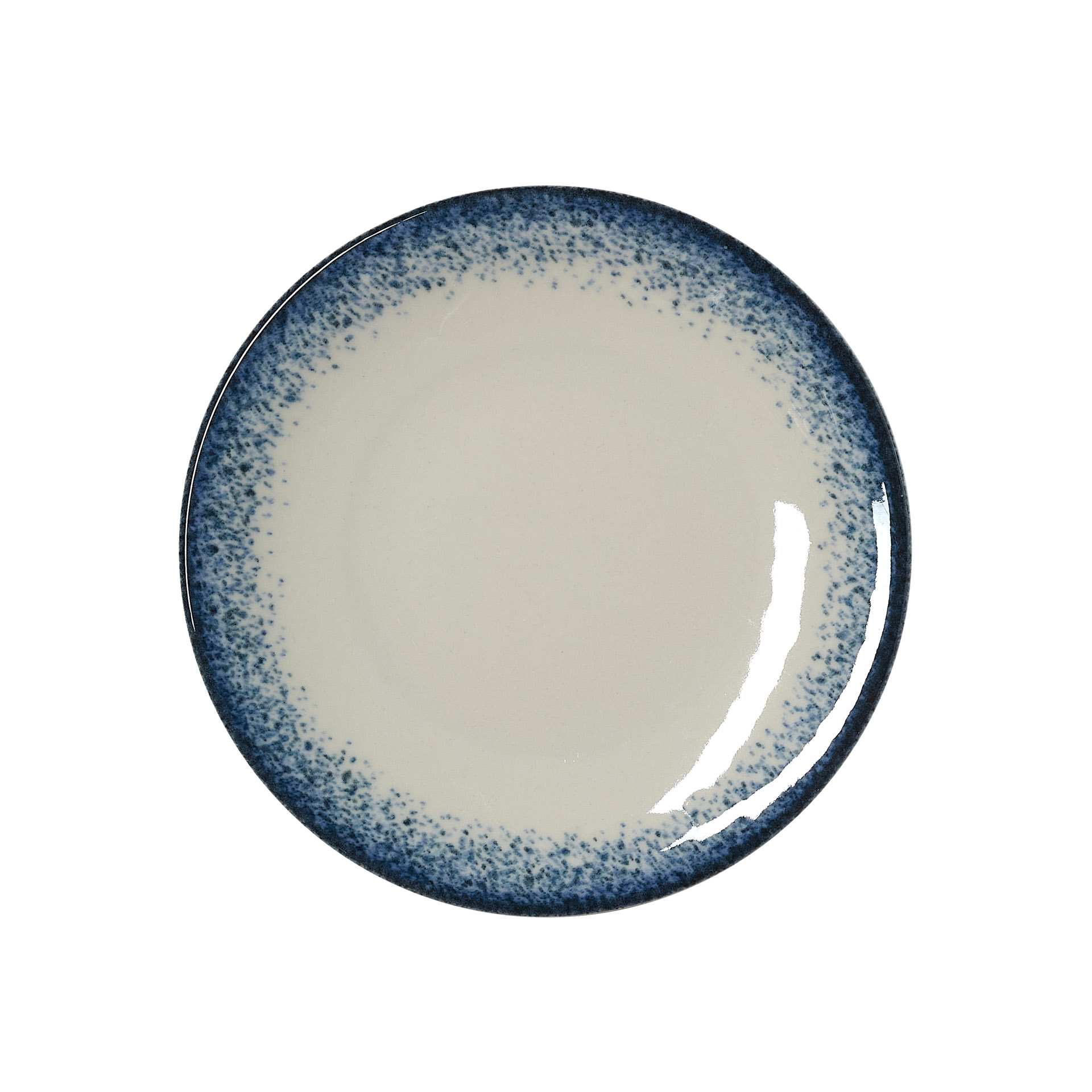 Teller (flach) - Set á 6 Stück - Serie Vida Marina - marina - rund - Höhe 2,0 cm - Ø 19,0 cm - Porzellan - 4882119-A
