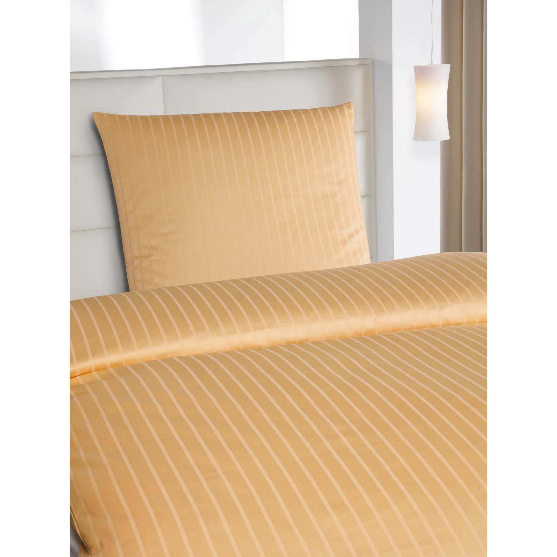 Bettwäsche / Decke - Serie VIOLA - gold - Abm. 135 x 200 cm - Baumwolle / Polyester - 5625-11-1320-D