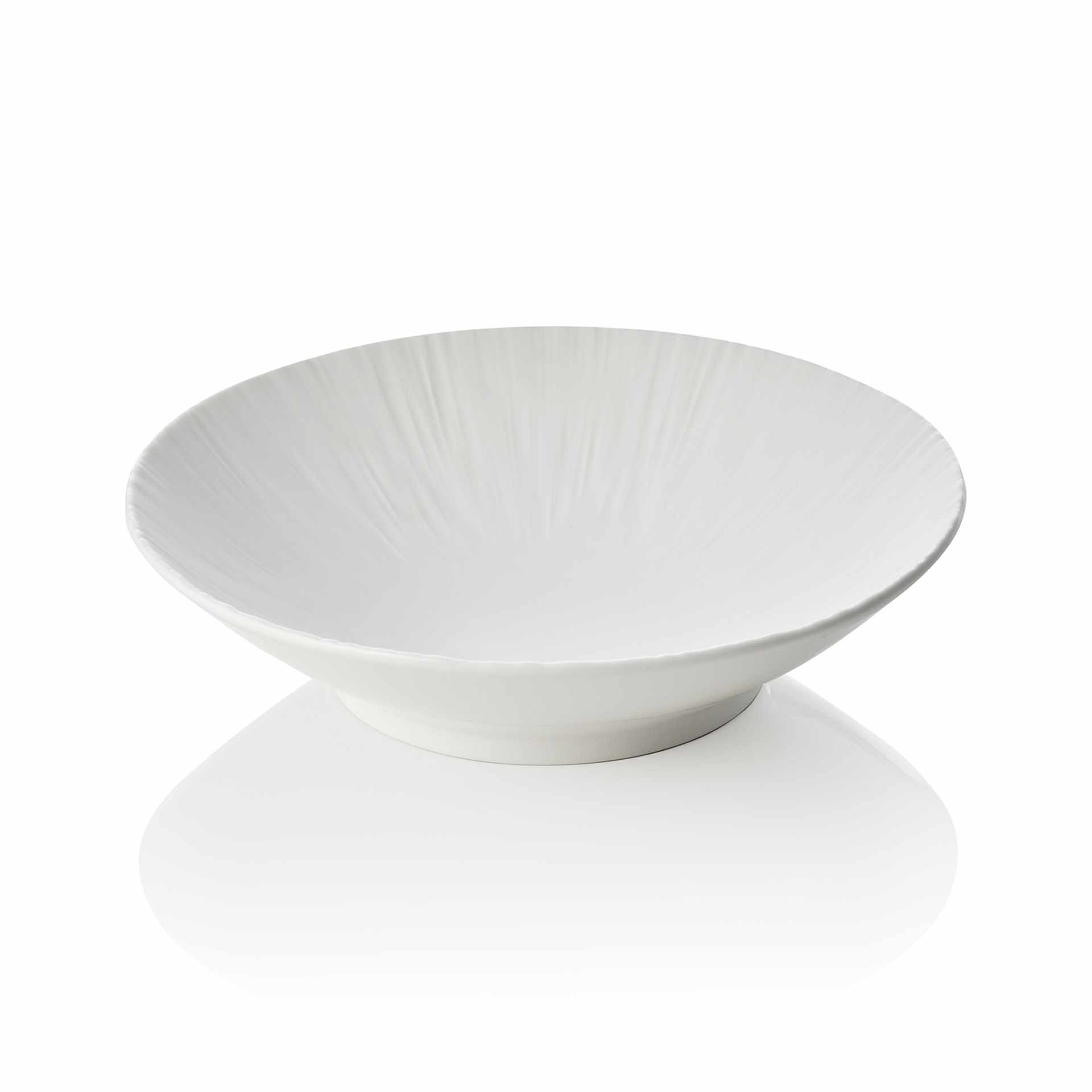Schale - Serie Maya Shiro - Höhe 5,5 cm - Ø 22,5 cm - Inhalt 0,8 l - Porzellan