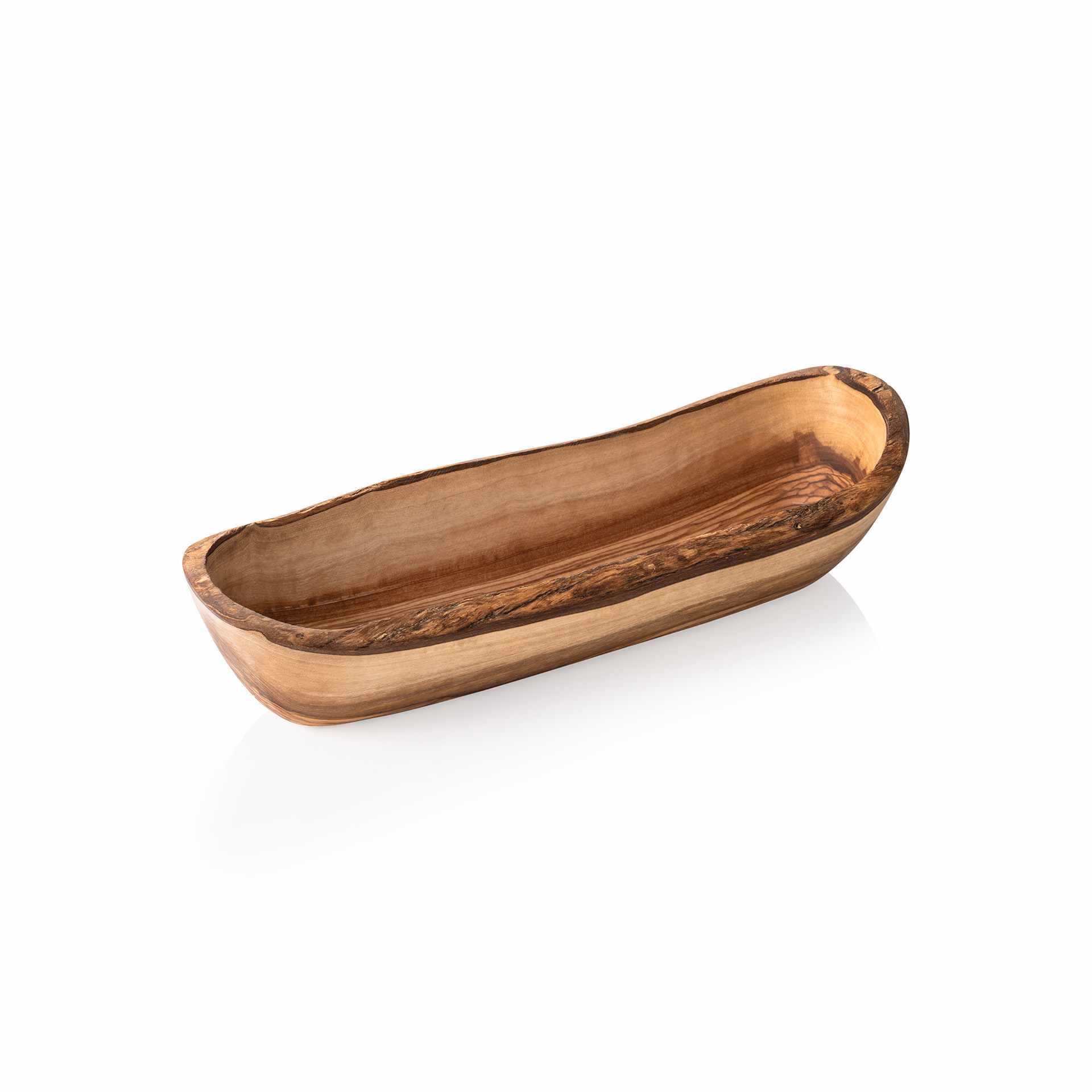 Schale - Serie Olive - Abm. 26 x 8 x 8 cm - Olivenholz