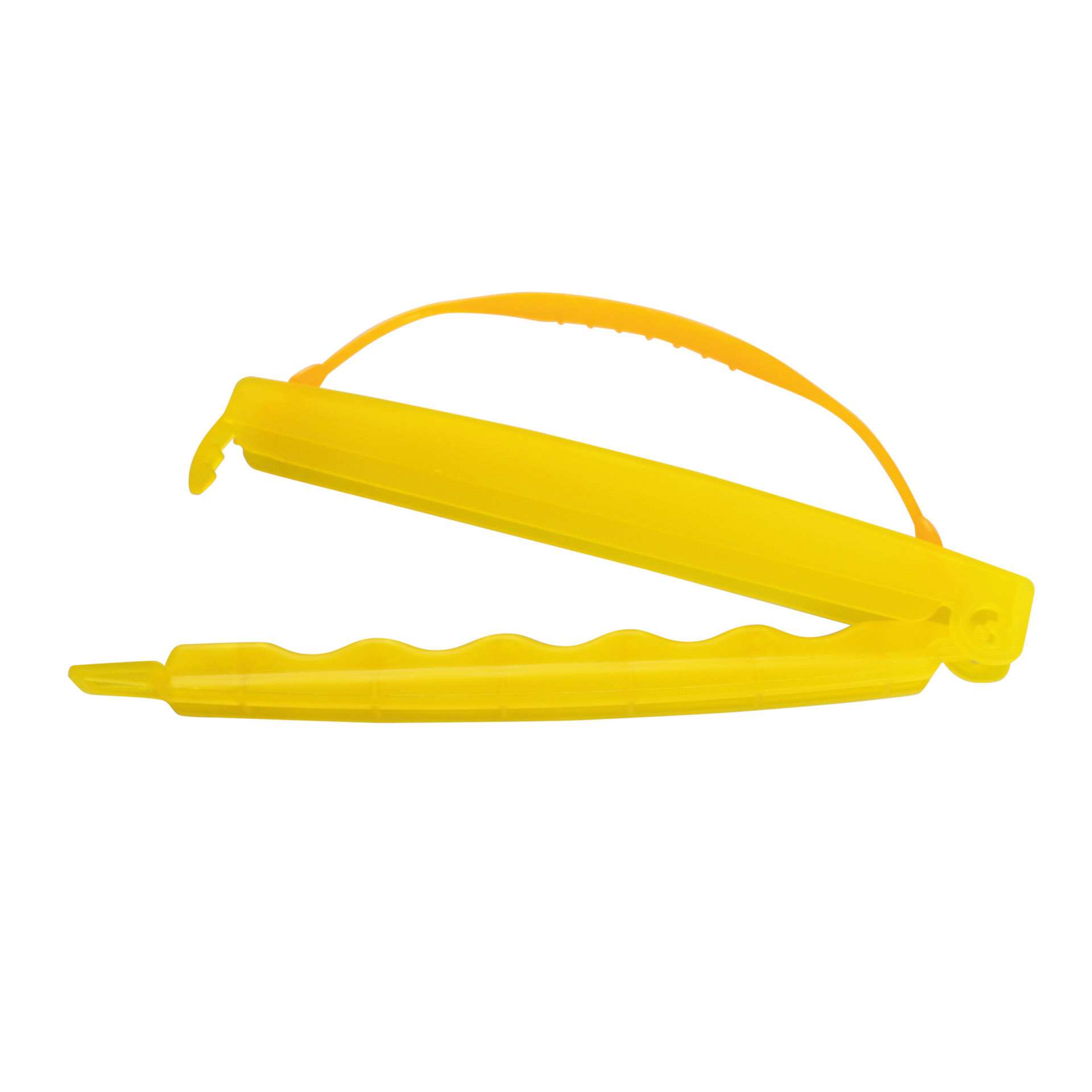 Verschluss-Clip - mit abnehmbarem Griff - gelb - Abm. 30,0 x 14,0 x 5,0 cm - Polypropylen - 391902-C