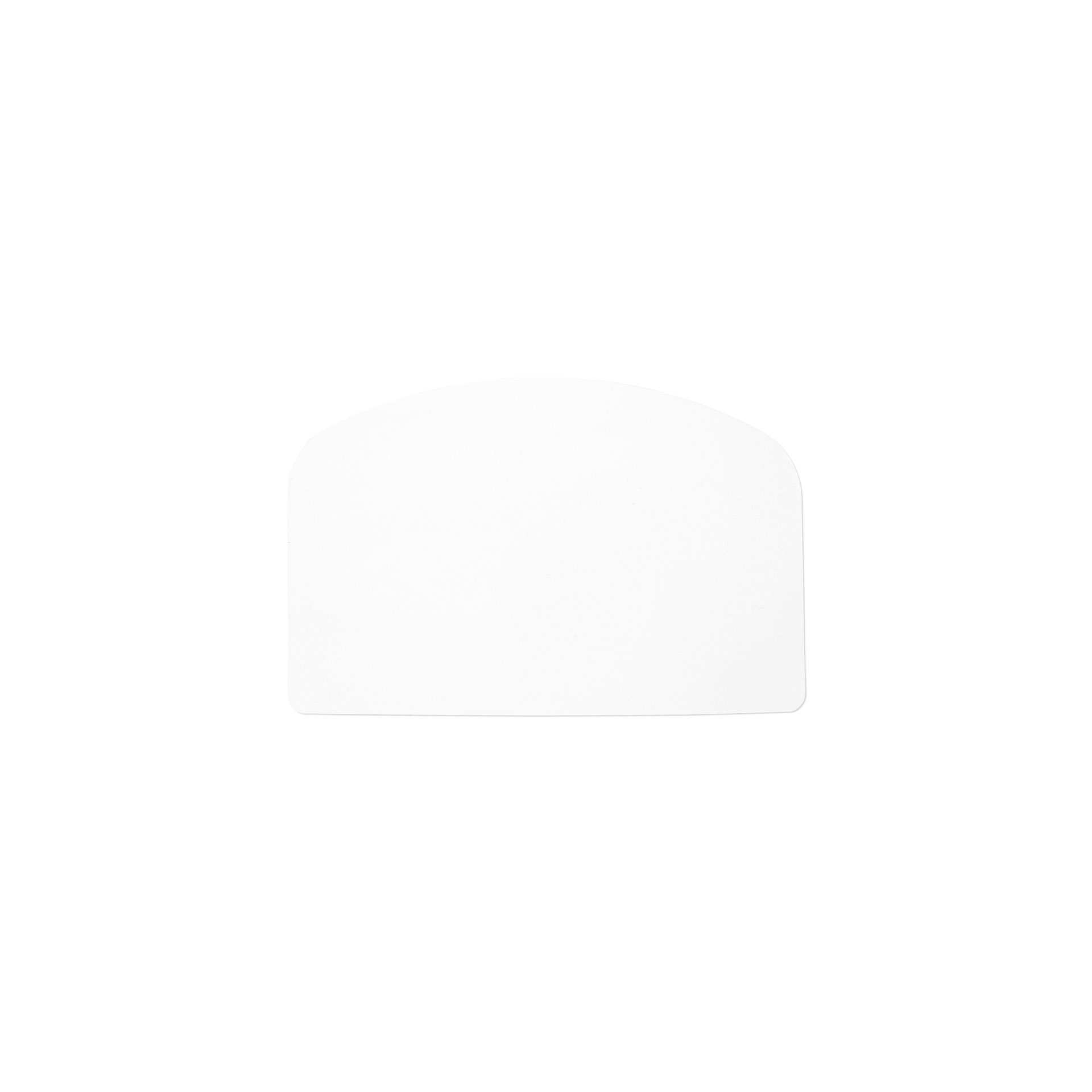 Teigschaber - flexibel - weiß - Abm. 13,7 x 8,6 x 0,0 cm - Polyethylen - 227241-C