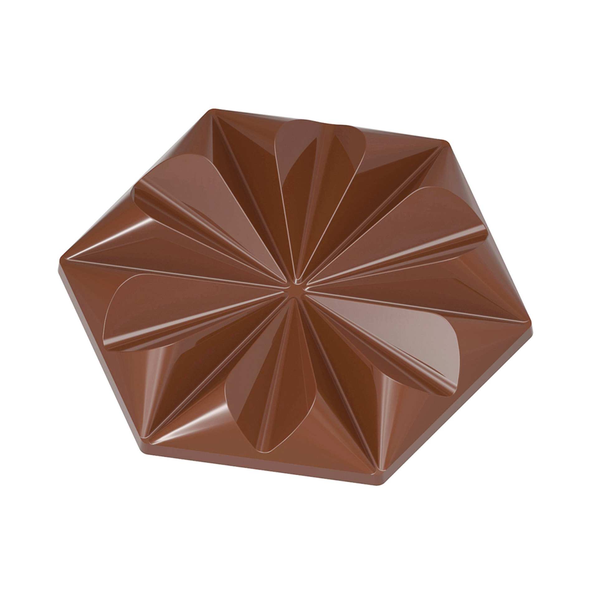 Schokoladen-Form - Tafel Rubin - Abm. 27,5 x 13,5 x 2,4 cm - Polycarbonat - 421906-C