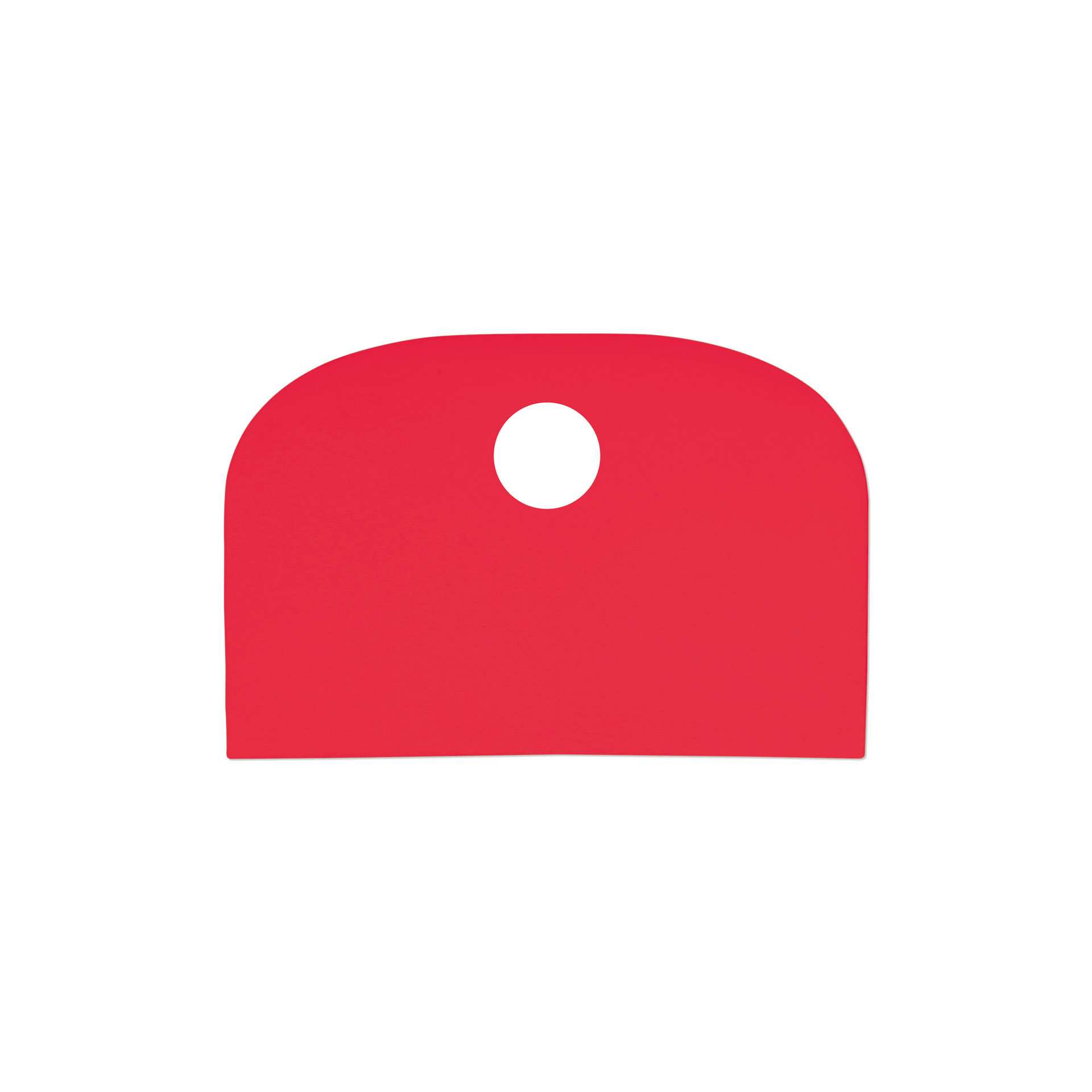 Teigschaber - Schlesinger - rot - Abm. 14,5 x 10,0 x 0,0 cm - Polyethylen - 227246-C
