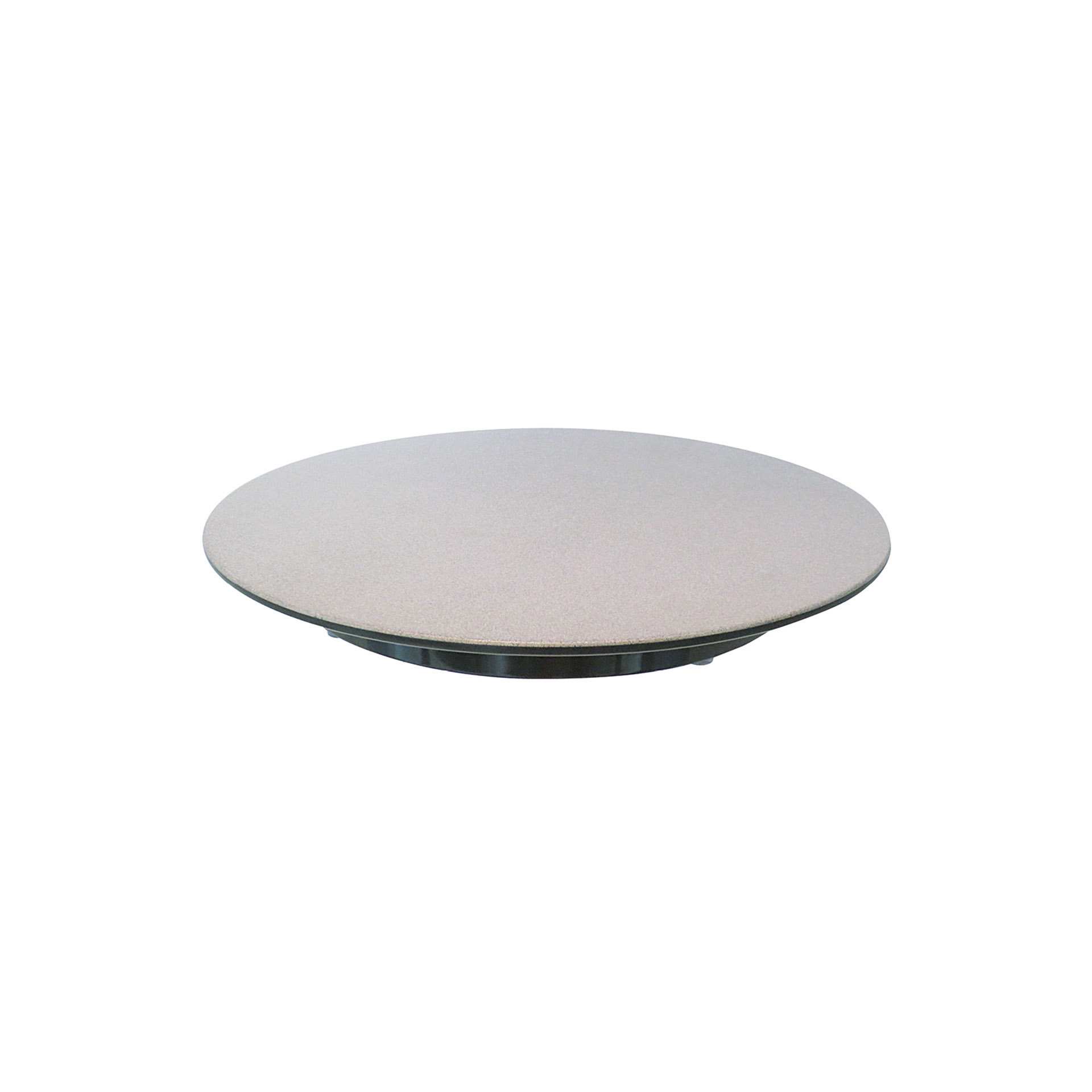 Tortenplatte - silber / schwarz - Abm. 30,0 x 30,0 x 3,0 cm - Melamin - 227225-C