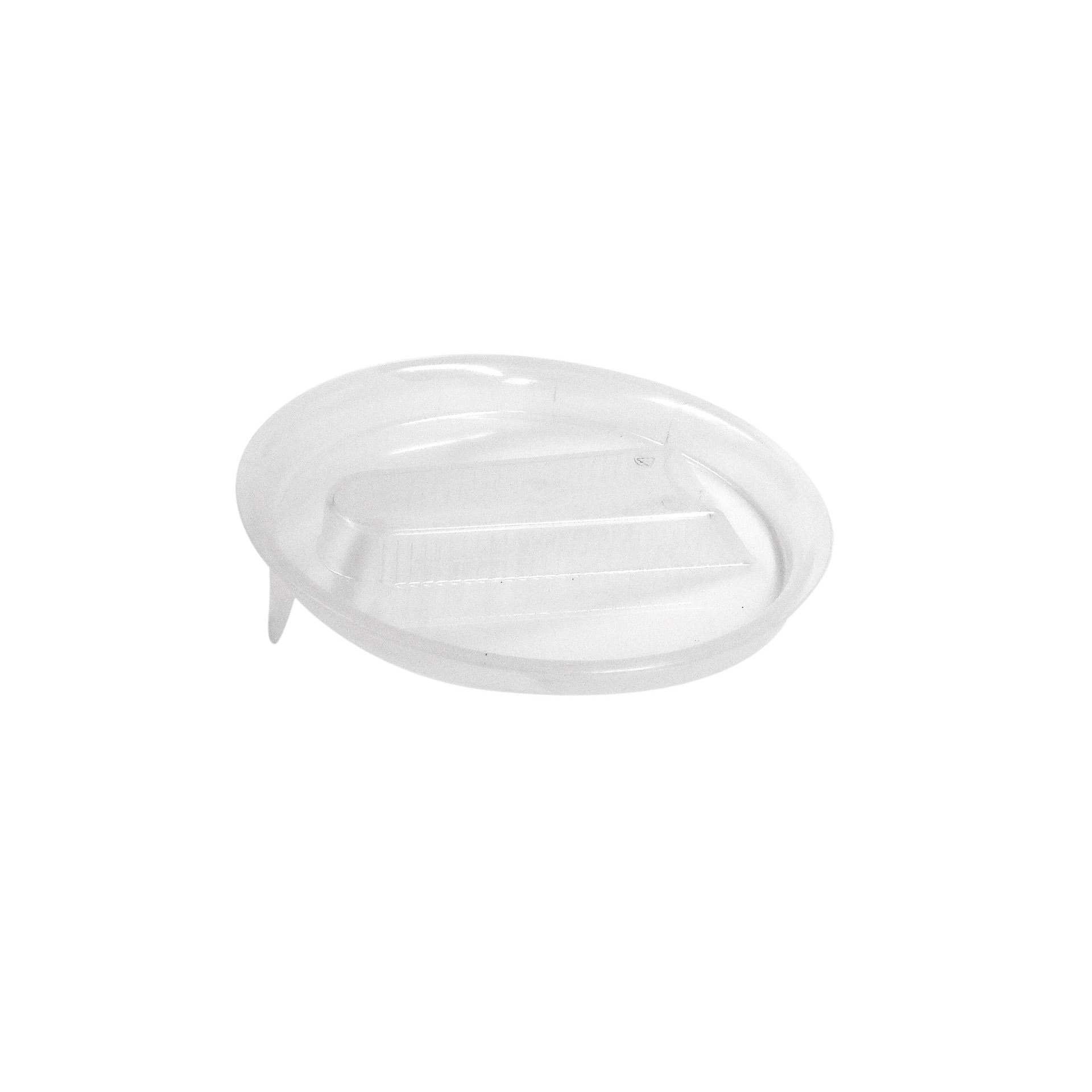Deckel - für Messebecher 200015 und 206015 - Abm. 20,6 x 20,6 x 4,5 cm - Inhalt 5,0 l - Polypropylen - 206115-C
