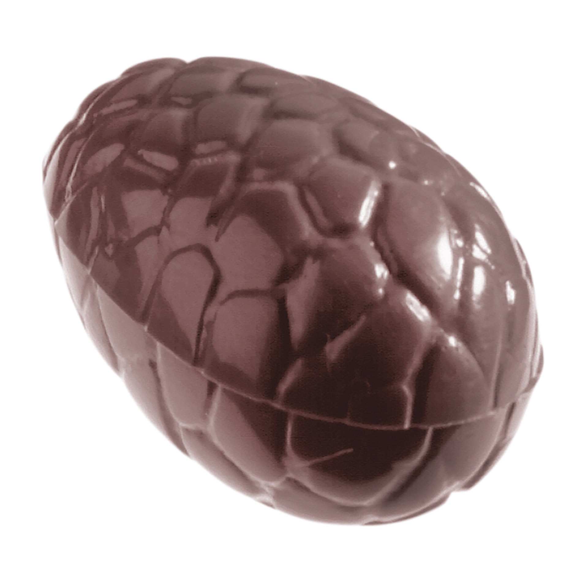 Schokoladen-Form - Ei Kroko - Abm. 27,5 x 13,5 x 2,4 cm - Polycarbonat - 421050-C