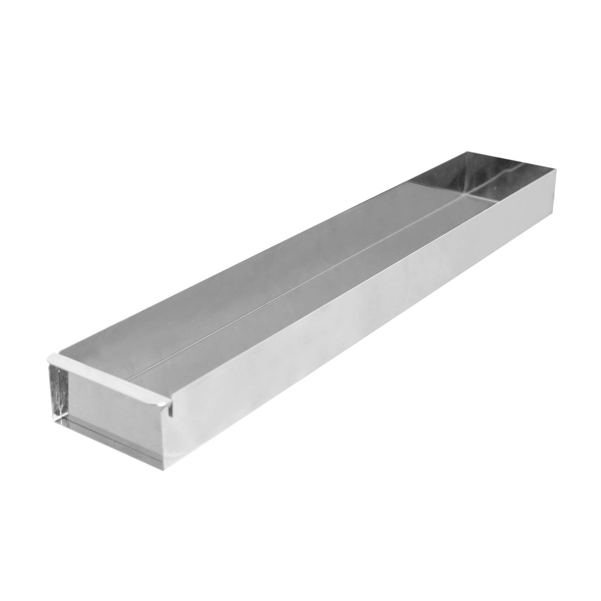 Schnittkuchenblech - Materialstärke: 1 mm - Abm. 58,0 x 10,0 x 5,0 cm - Edelstahl - 997810-C
