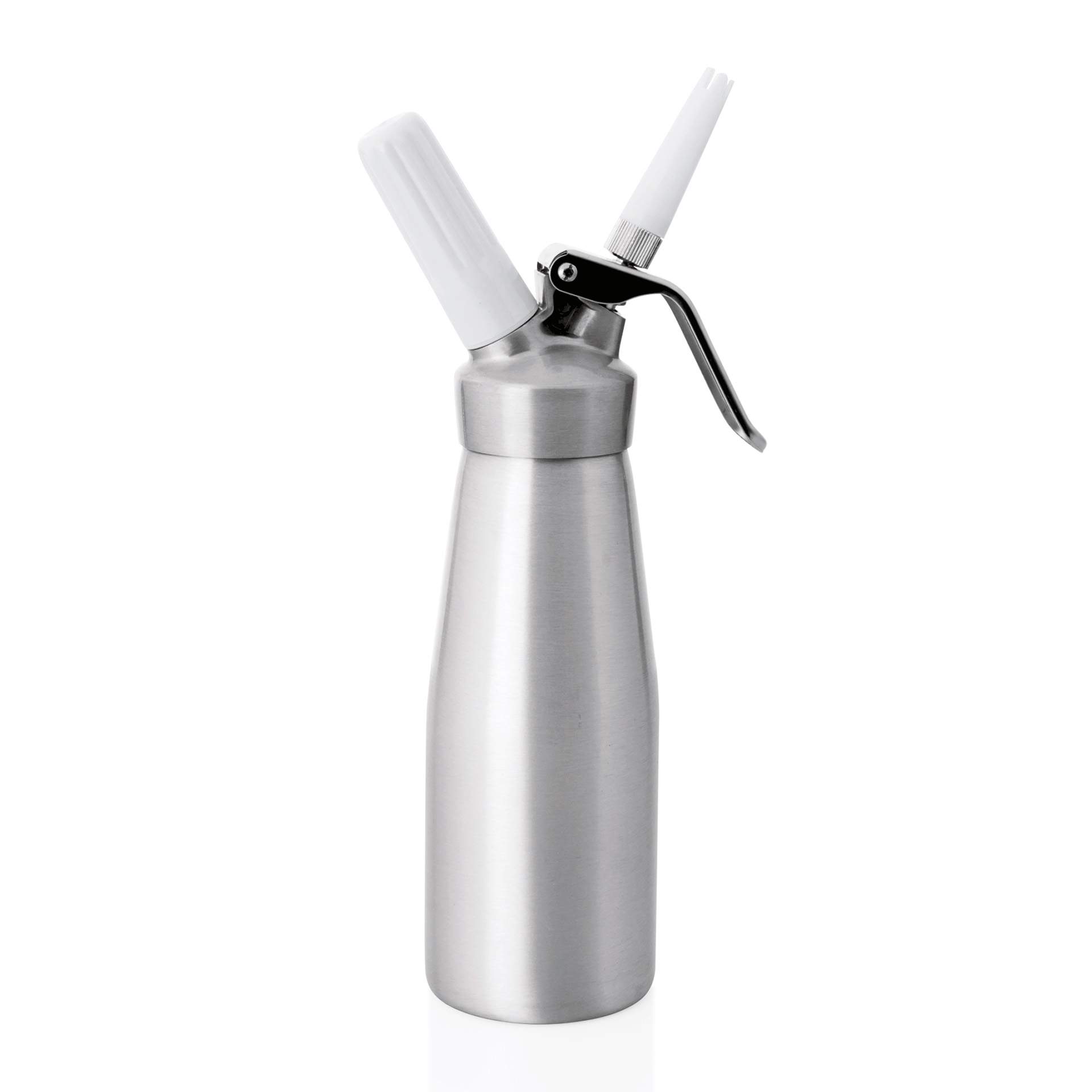 Siphon - mit 3 Spritztüllen - Inhalt 1,0 l - Aluminium - 3240100-A