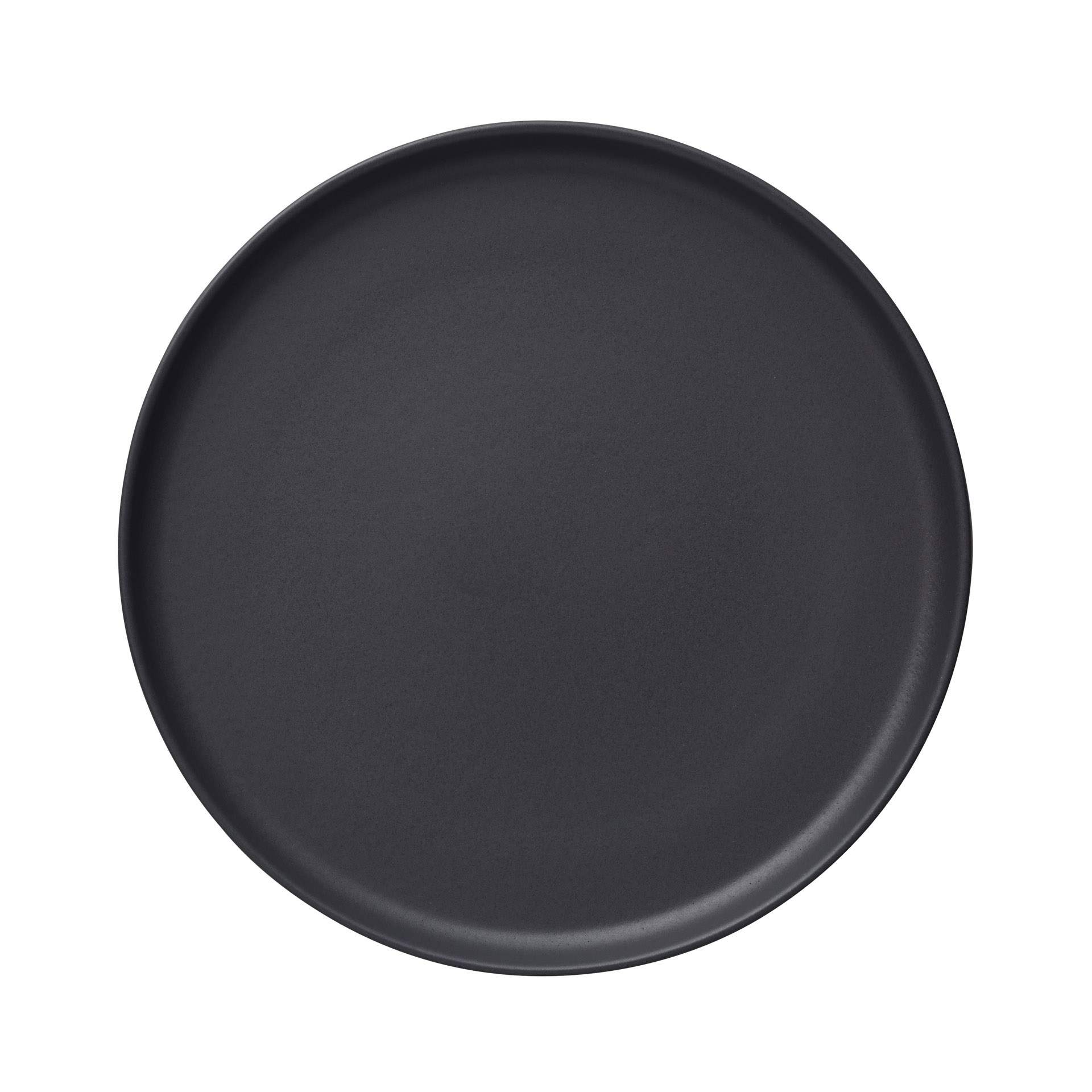 Teller - Set á 6 Stück - Serie One - midnight - flach - Abm. 3,0 cm - Ø 28 cm - Steinzeug - 452501028-A